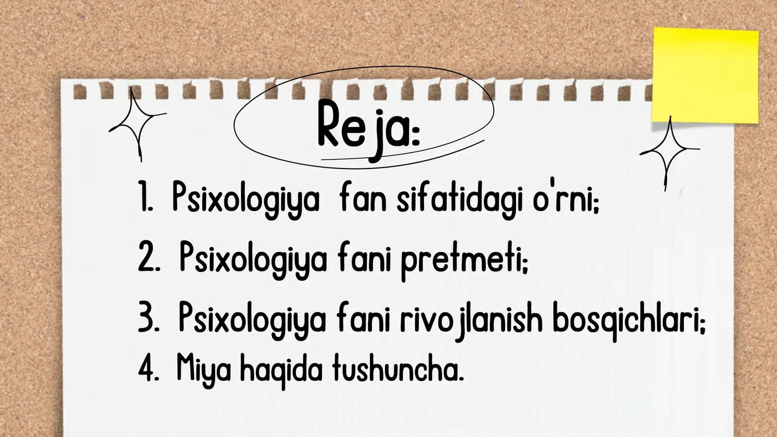 Psixologiya fanining predmeti va rivojlanish tarixi 2