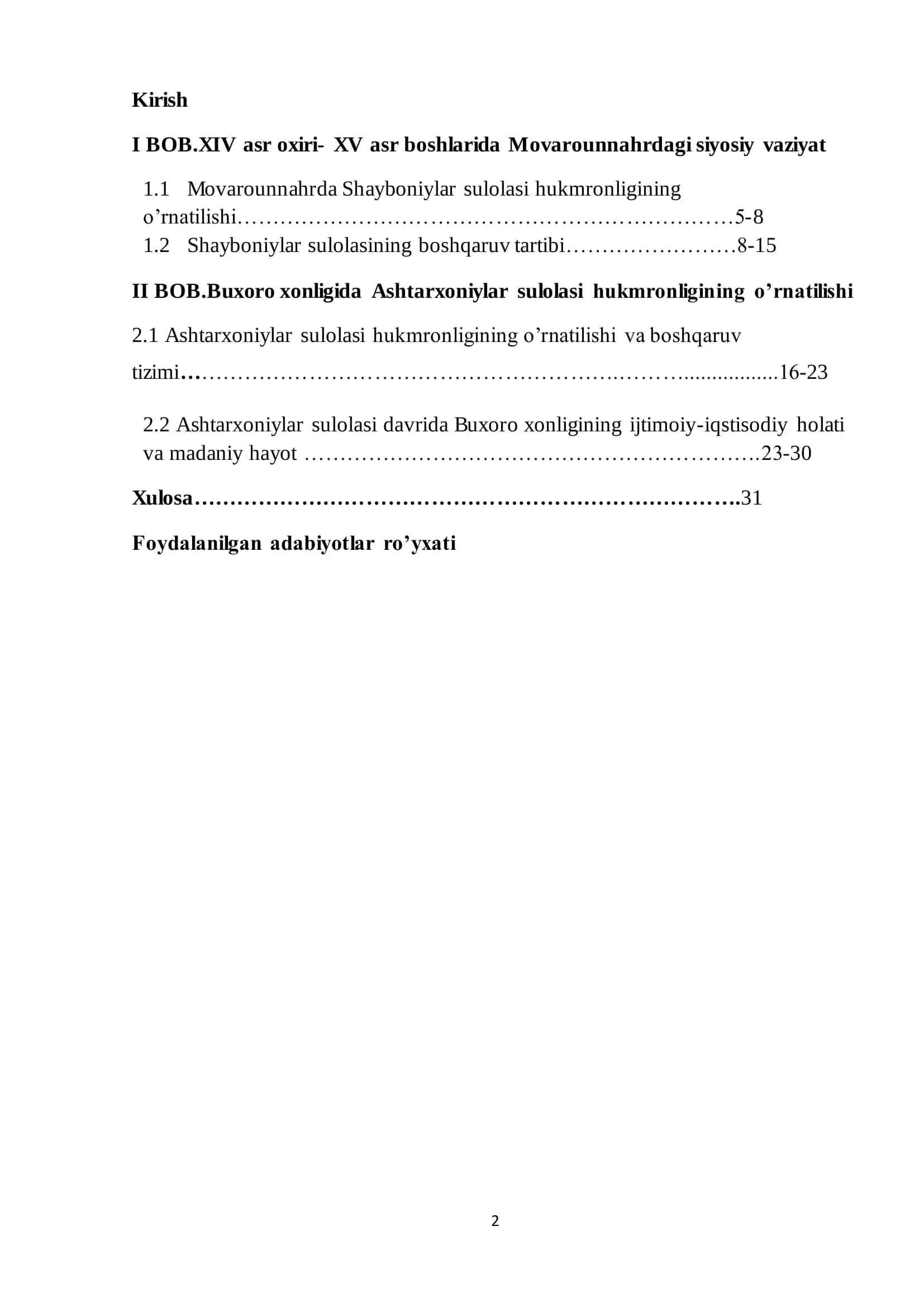 BUXORO XONLIGINING MA’MURIY BO’LINISHI VA MAHALLIY BOSHQARUV 2