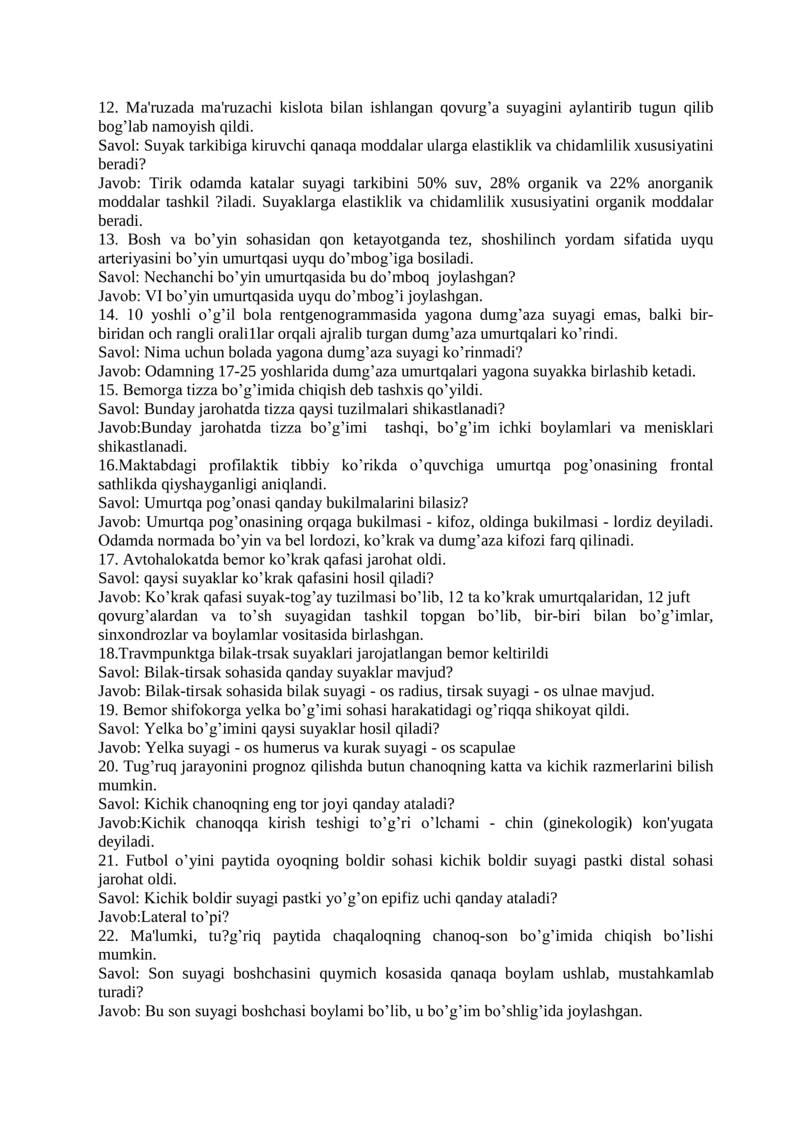 Osteologiya-masalalar-Anatomiya (To'liq versiya) 2
