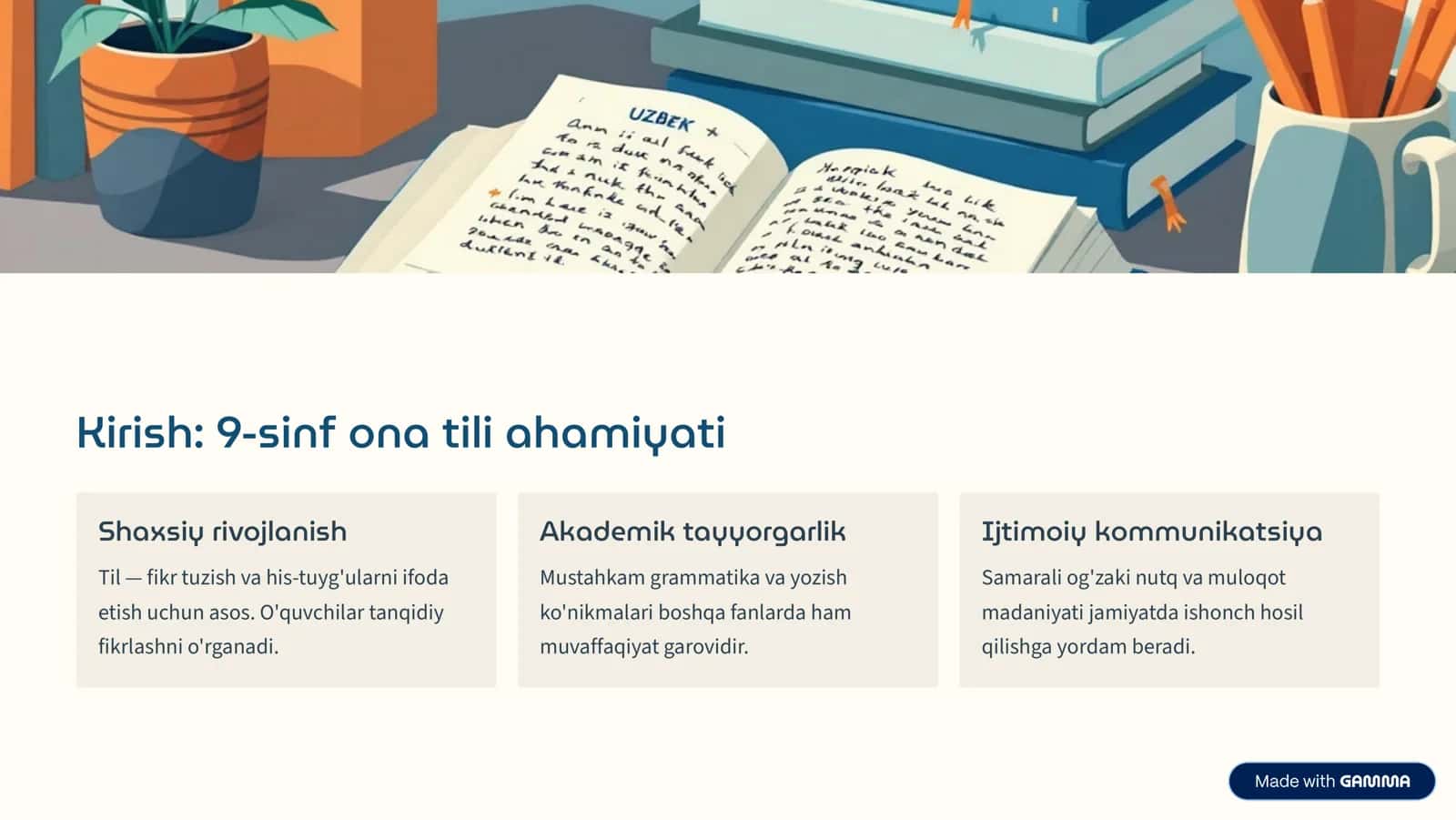 9- sinif ona tili 2