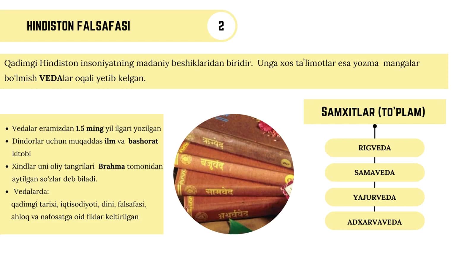 Hindiston falsafasi. taqdimot 2