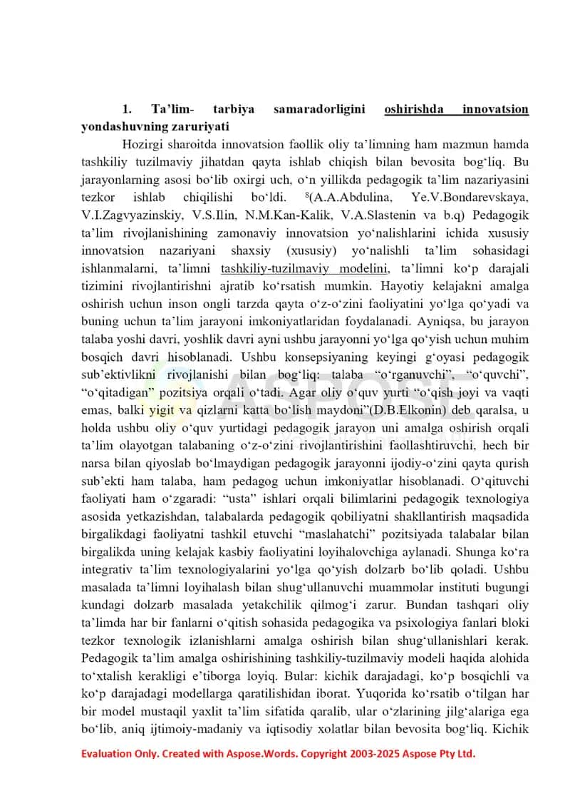 Tarbiya jarayonini samaradorligini oshirishda ilg‘or xorijiy tajribalar 2