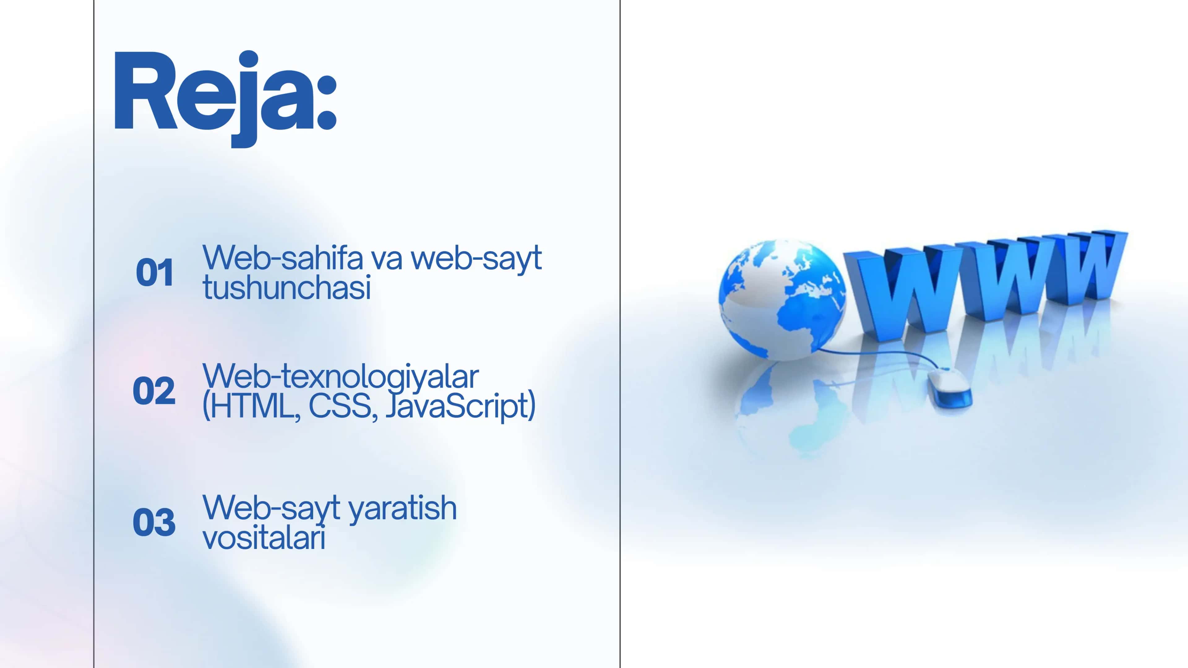 Web-dizayn, web-sayt tushunchasi va sayt tuzilishi 2