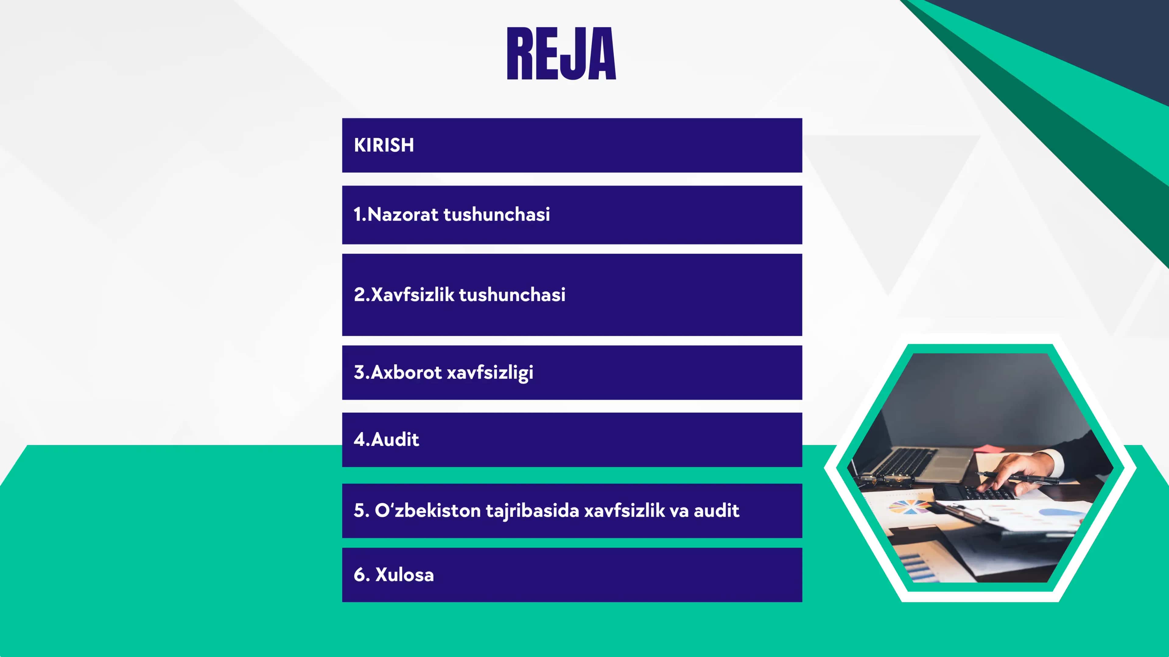Nazor xavfsizlik va auditi 2