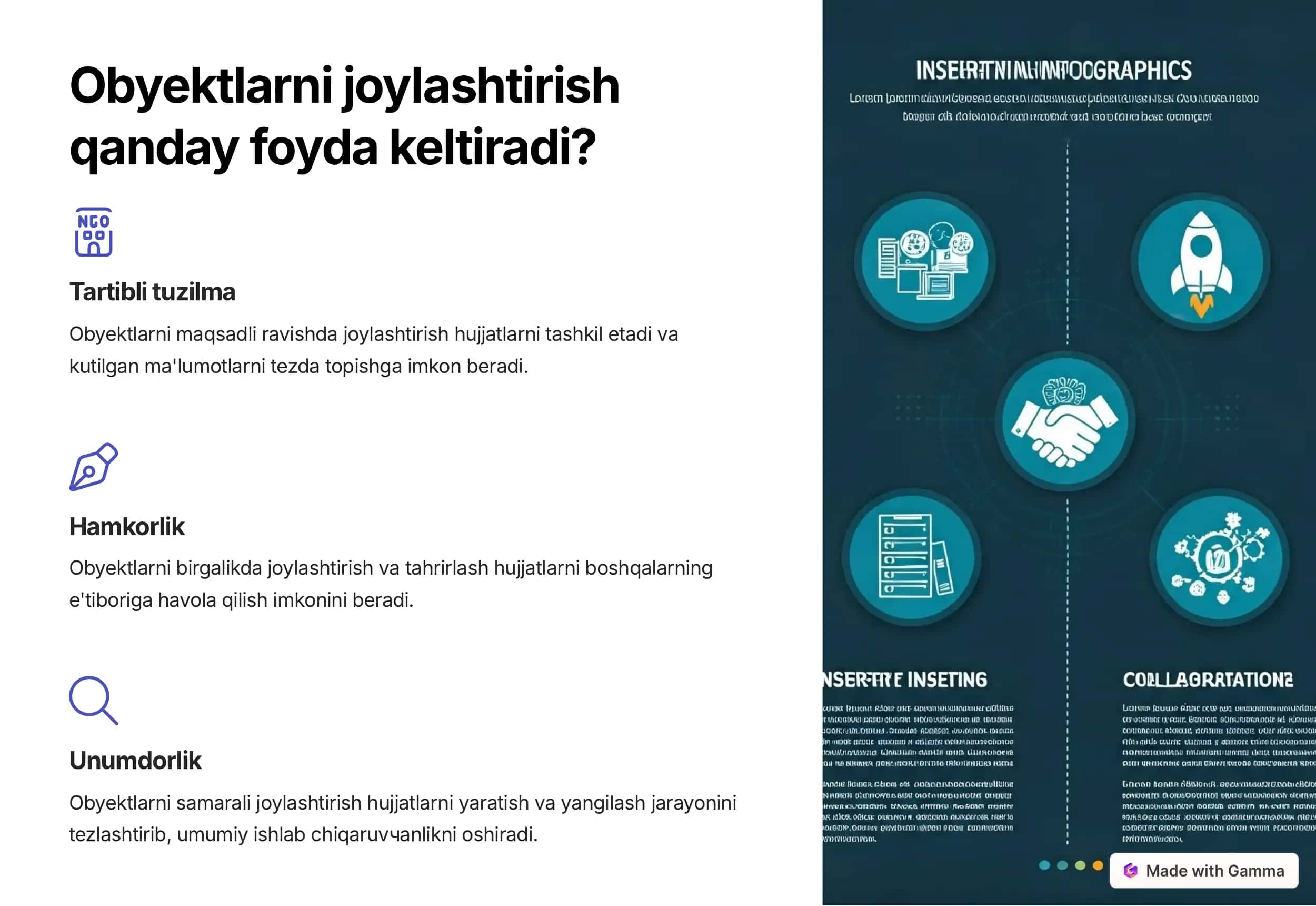 Xujjatga obyektni joylashtirish 2