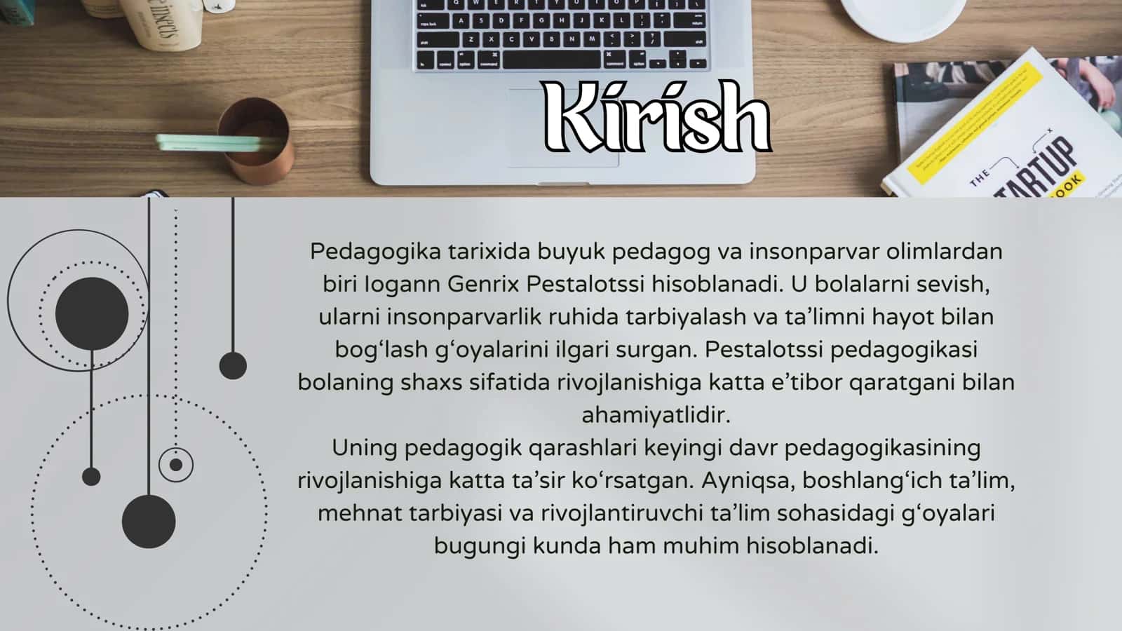 Iogann Genrix Pestalotssining pedagogik g'oyalari 2