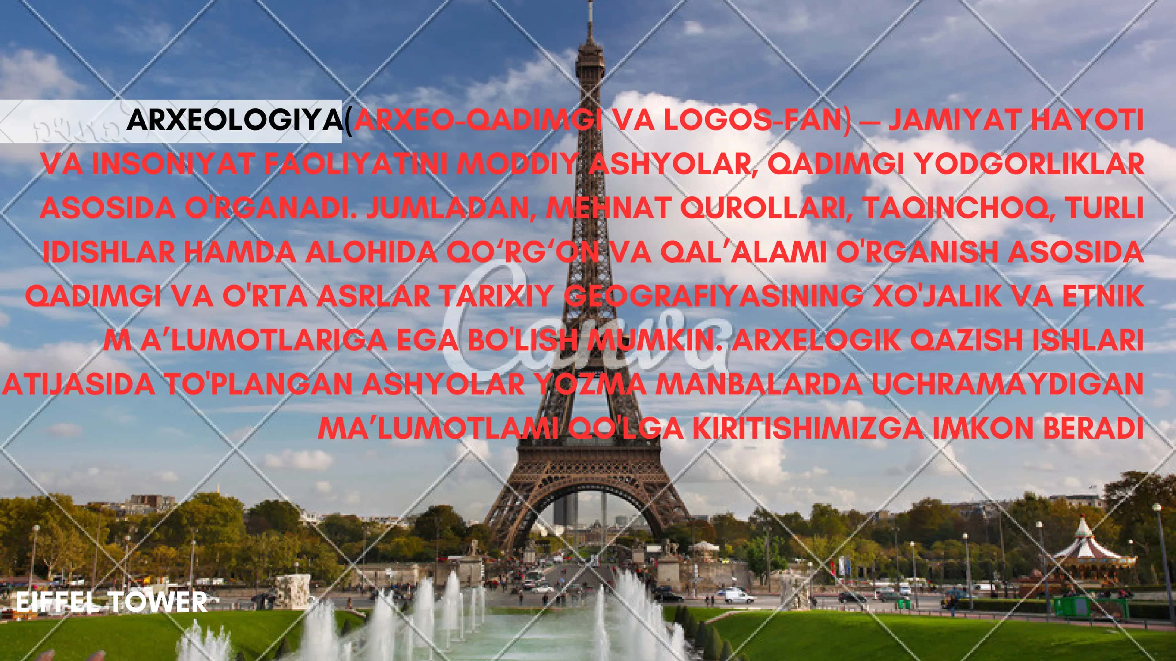 Tarixiy geografiyadan referat 2