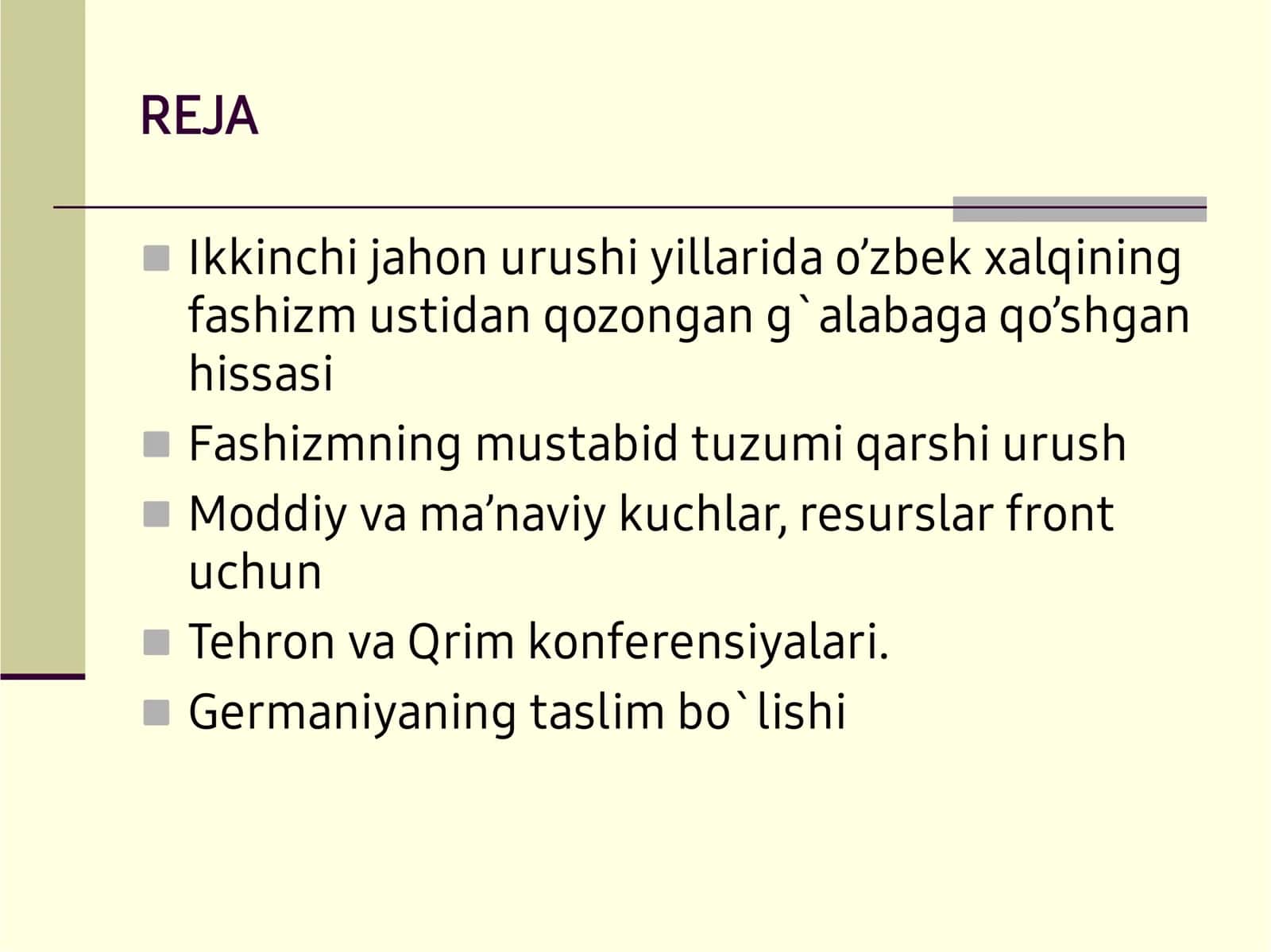 O'zbekiston ikkinchi jahon urushi davrida 2