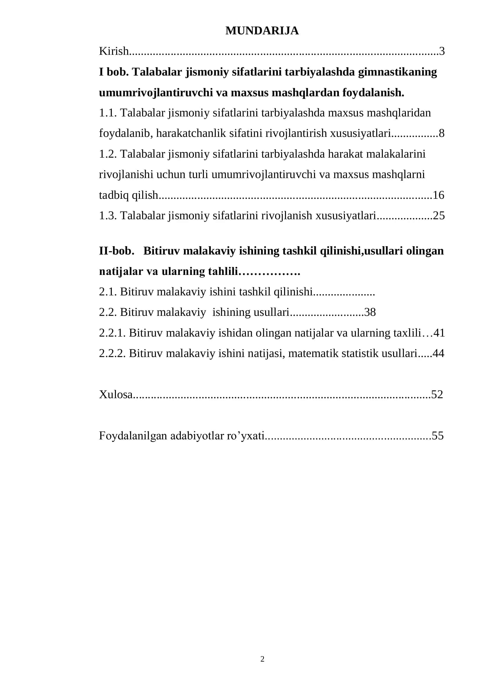 Talabalarning jismoniy sifatlarini tarbiyalashda gimnastika 2