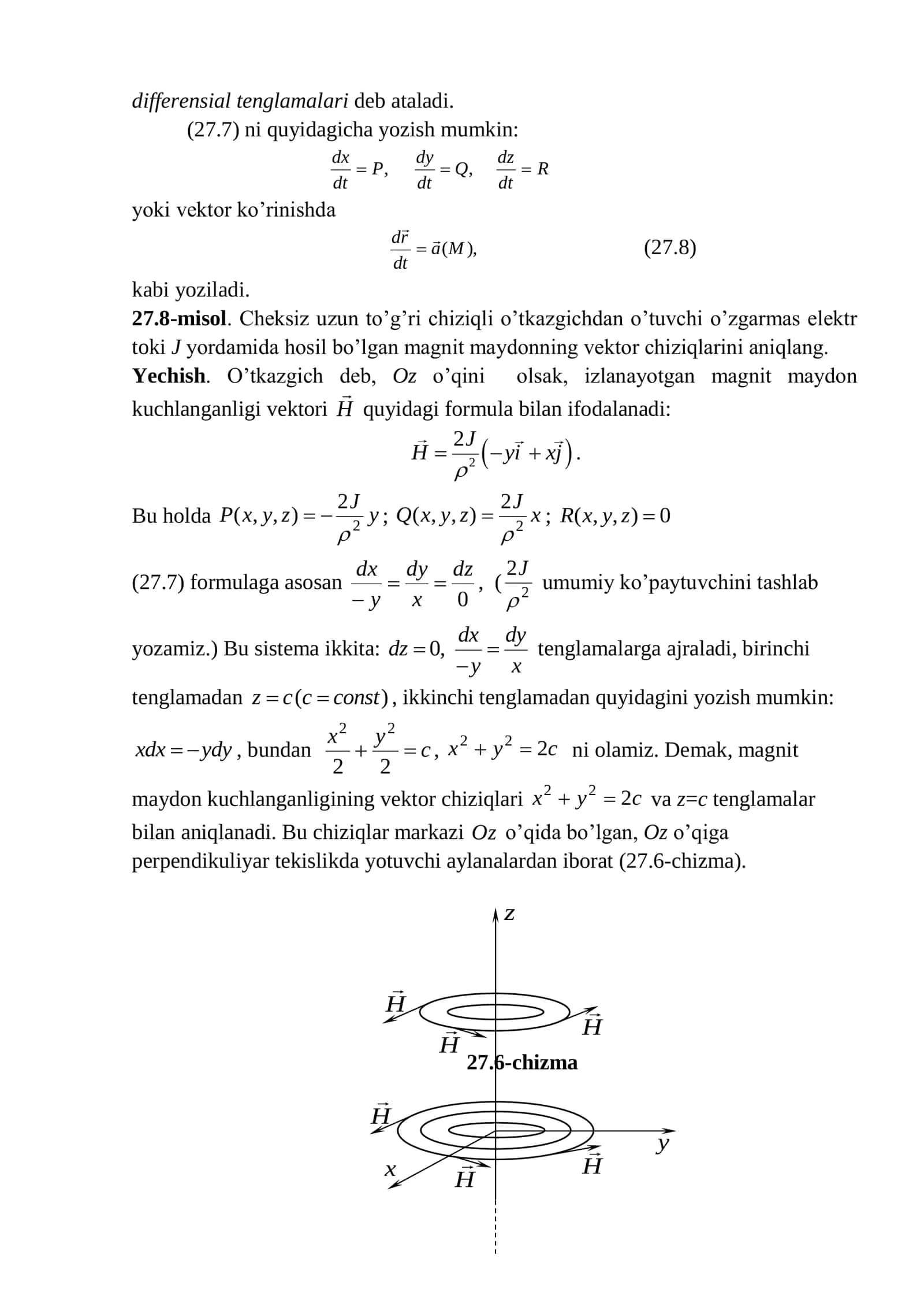 Egri chiziqli koordinatalar sistemasida maydon nazariyasi 2