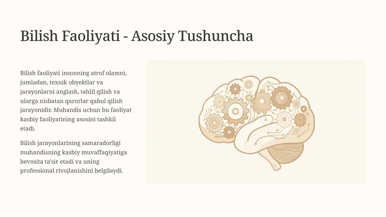 Muhandis Xodimlar Shaxsining Bilish Faoliyatining Psixologik Tavsifi 2
