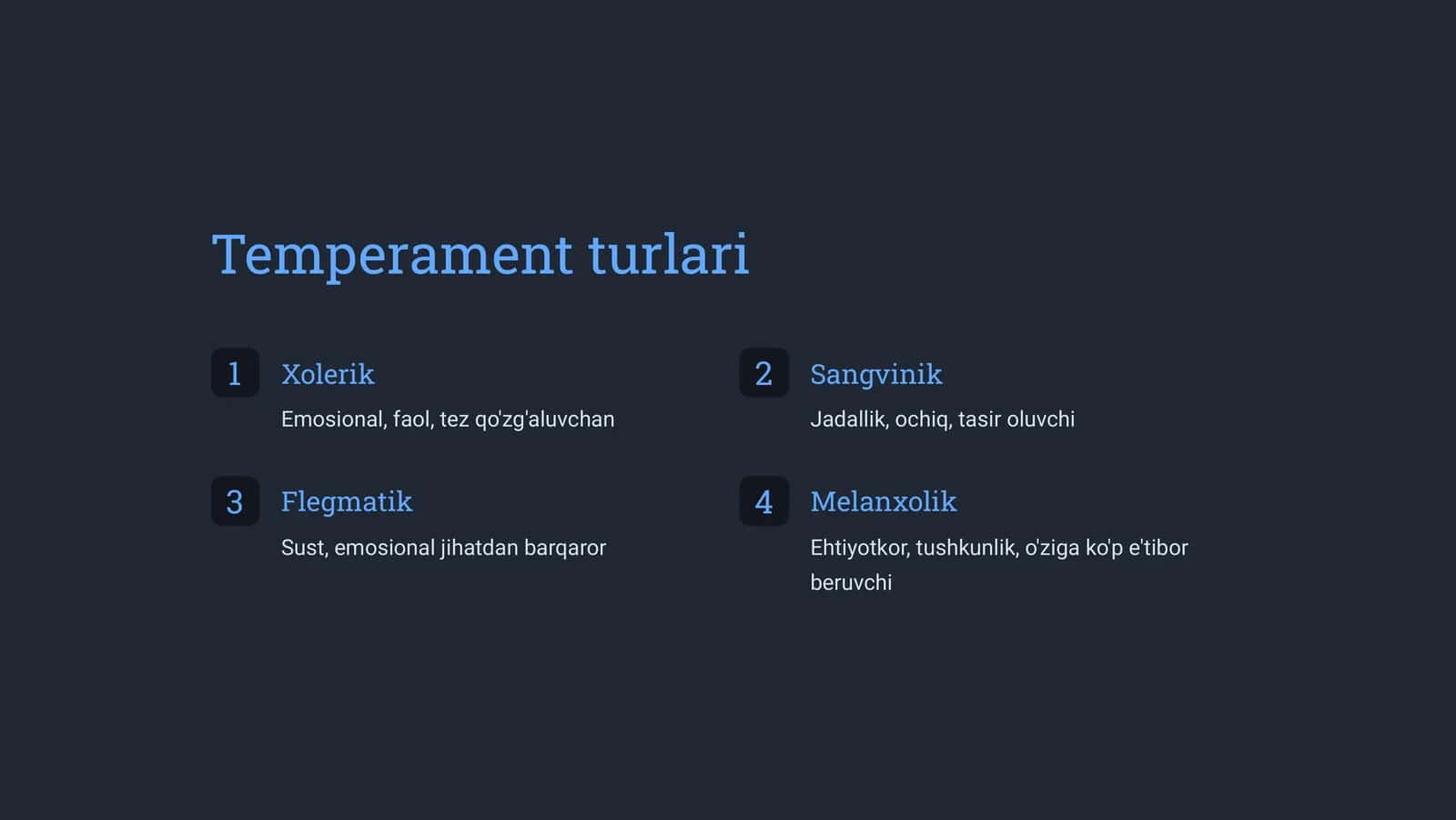 Temperament va xarakter 2