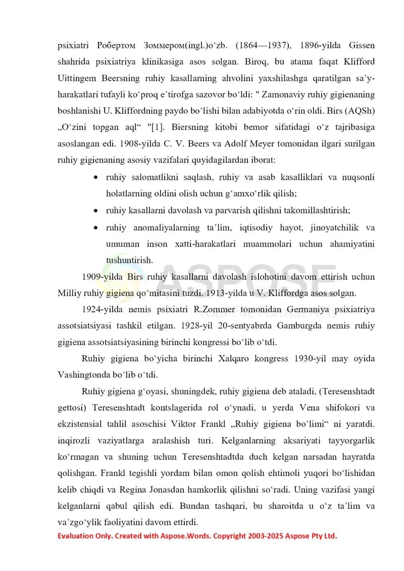 PSIXOPROFLAKTIKA VA PSIXOGIGIYENA 2