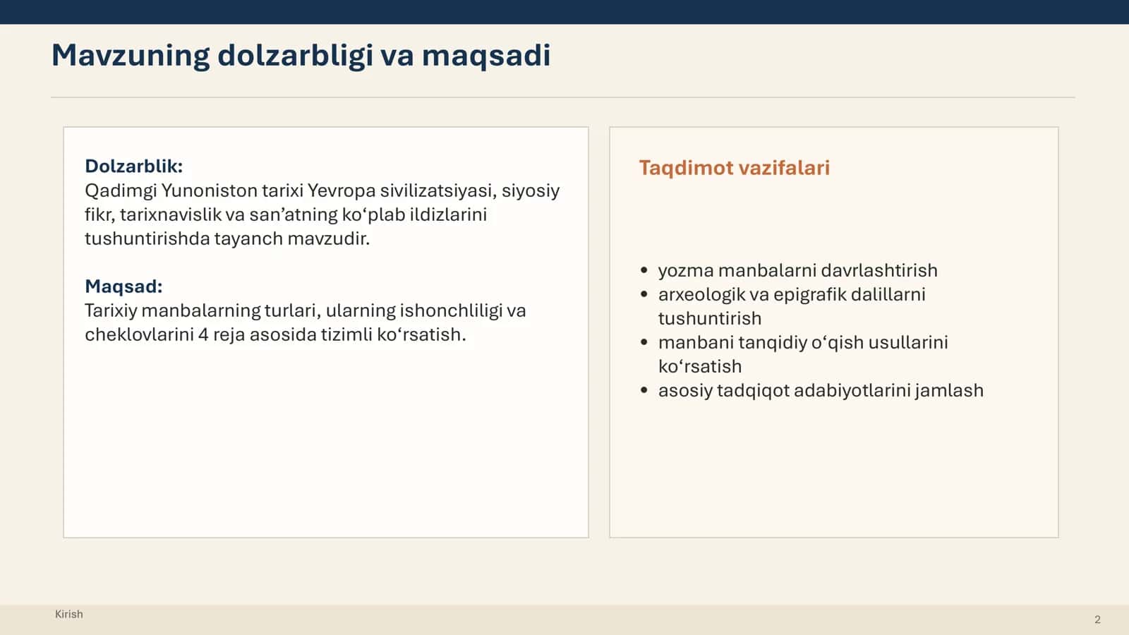 Qadimgi Yunoniston Tarixi Manbalari 2