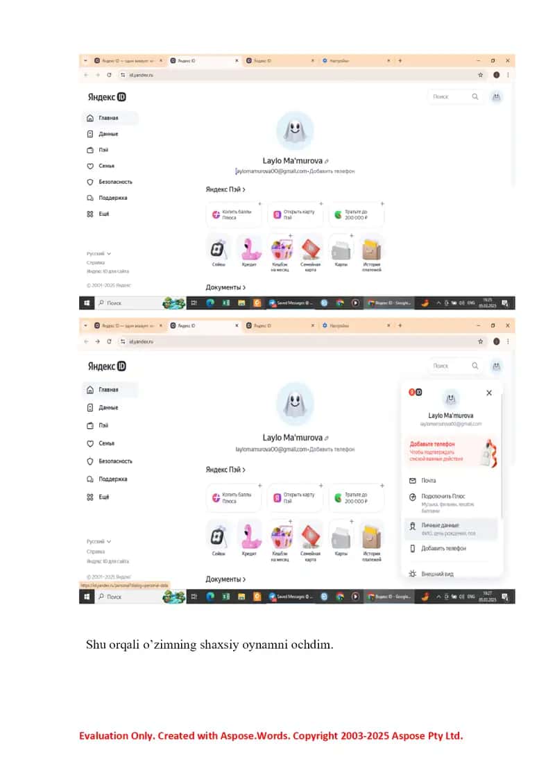 Yandex bulutli platformalarda ishlash 2