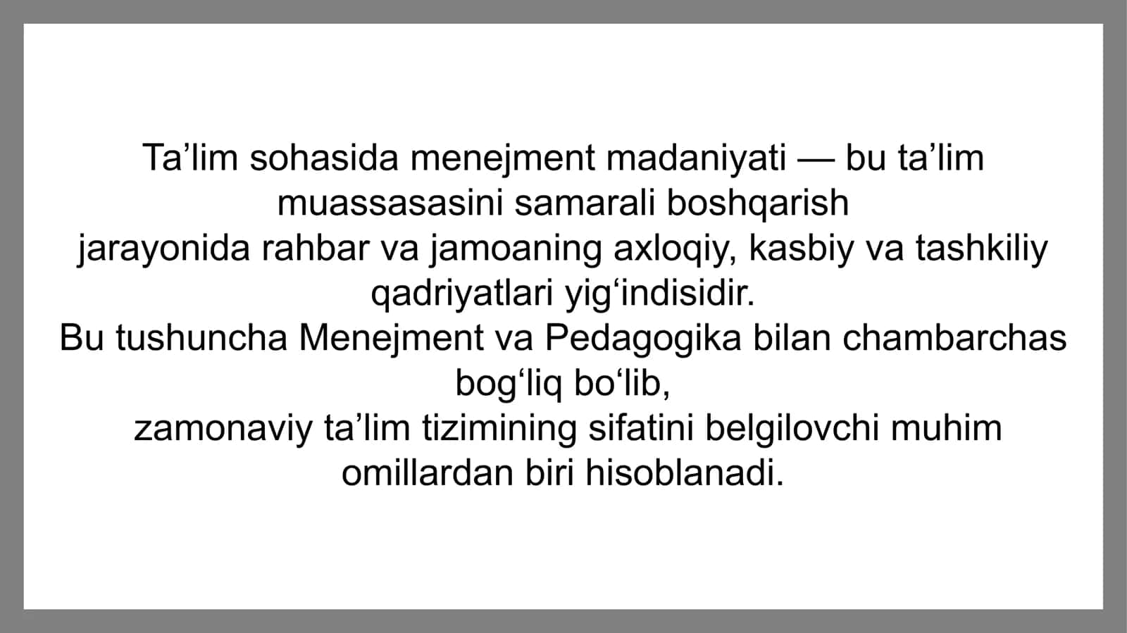 Ta'lim sohasida menejment madaniyati 2