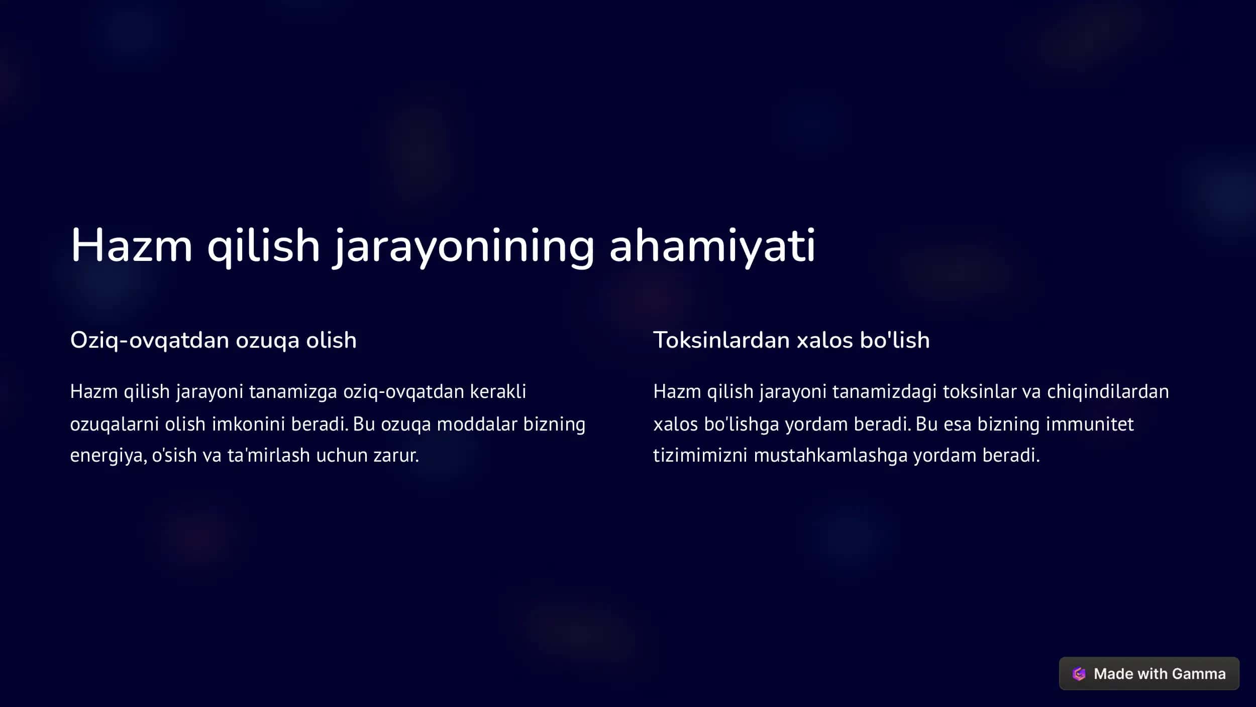 Hazm qilish jarayonini boshqarish: Sog'lom ovqatlanishning kaliti 2