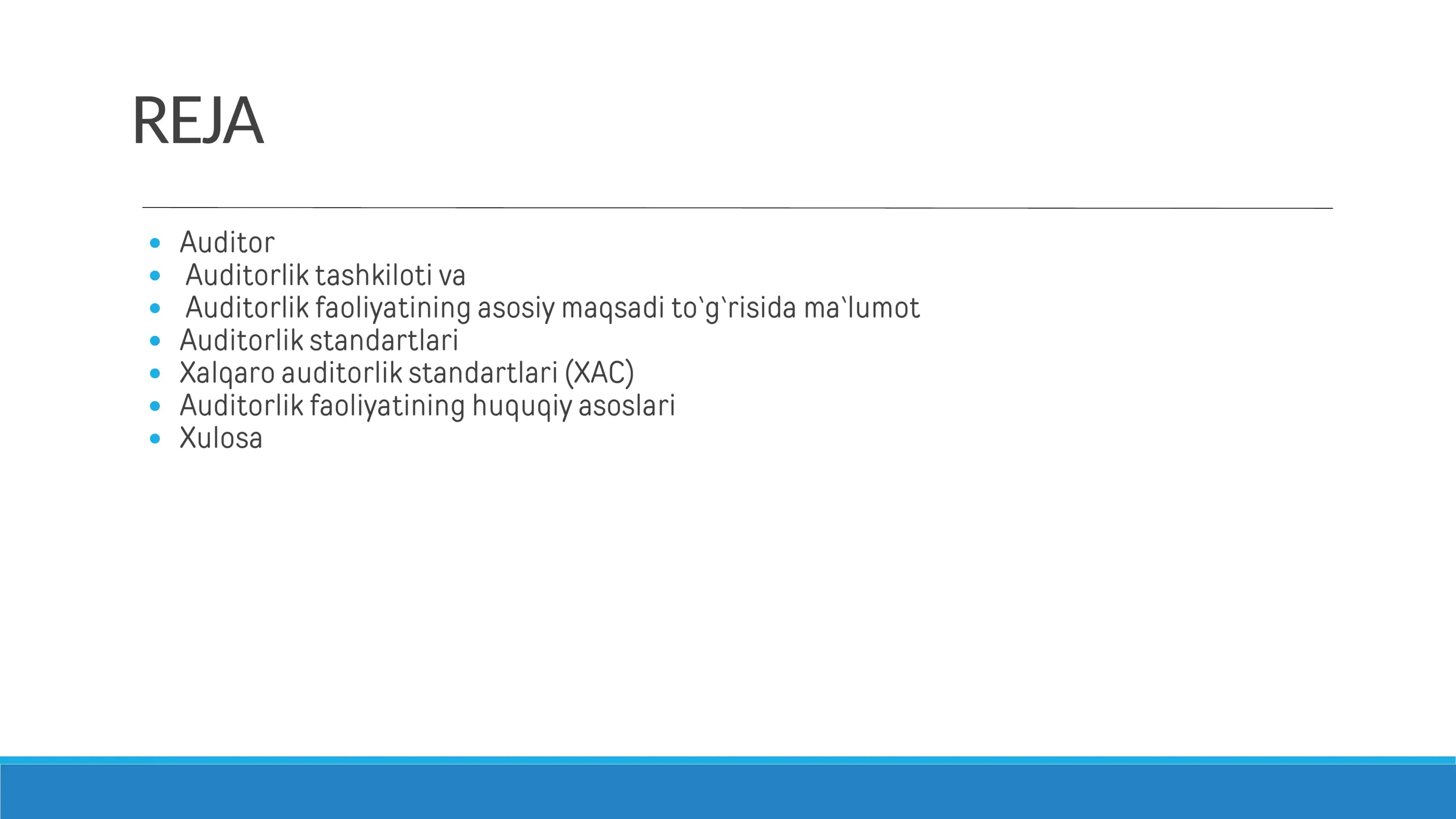 Xalqaro Auditorlik Standartlari 2