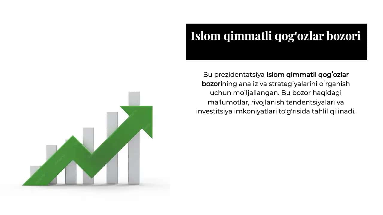 Islom qimmatli qogʻozlar bozori: Analiz va strategiyalar 2