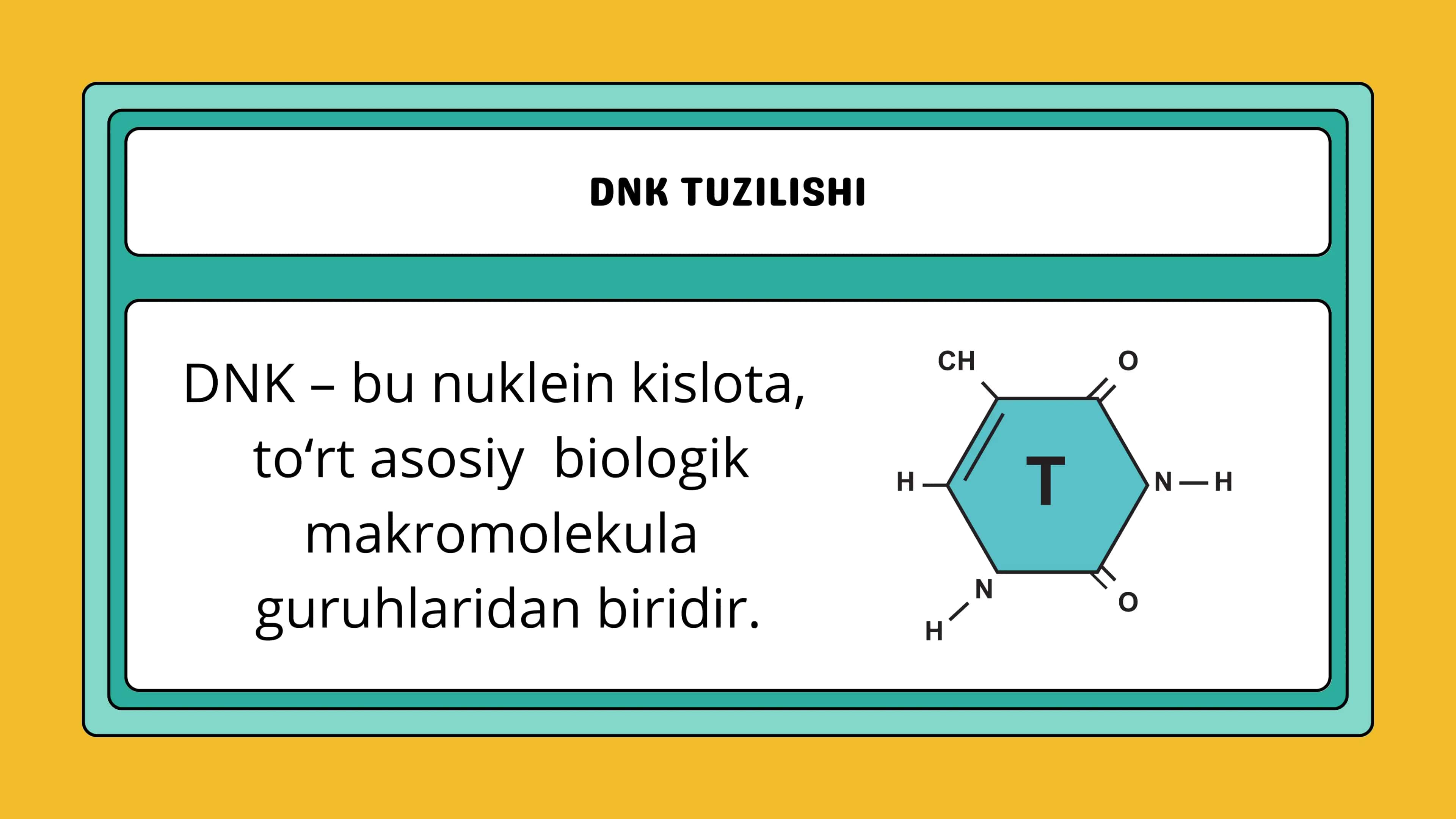 TIRIKLIKNING MOLEKULYAR ASOSLARI 2