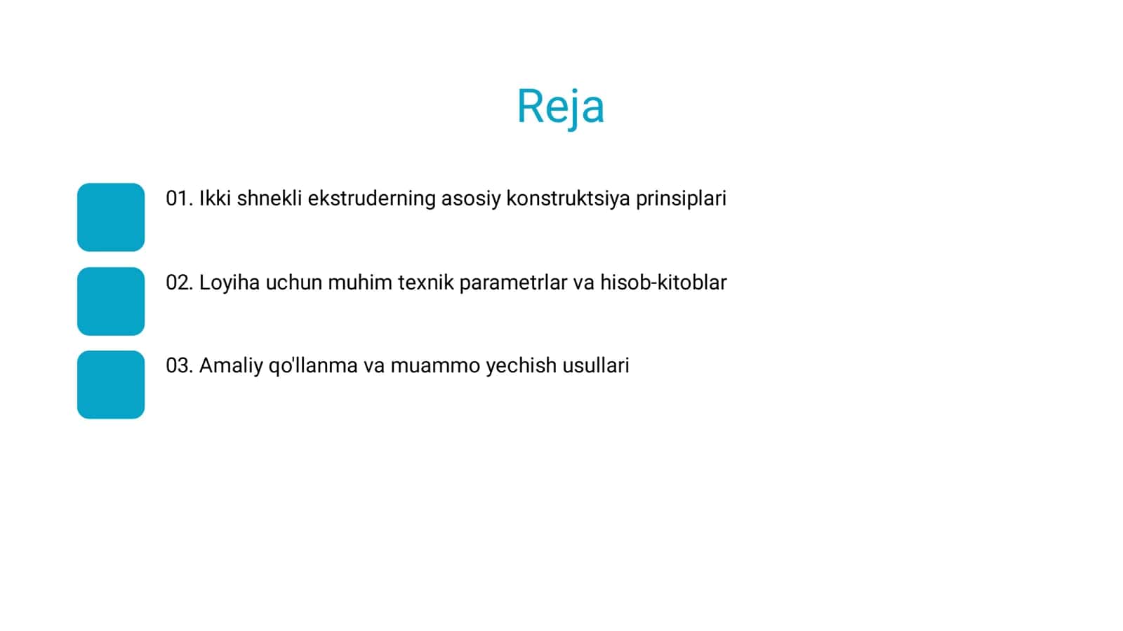 Ikki shnekli ekstruder mashinasini konstruksiyasini loyihalash 2