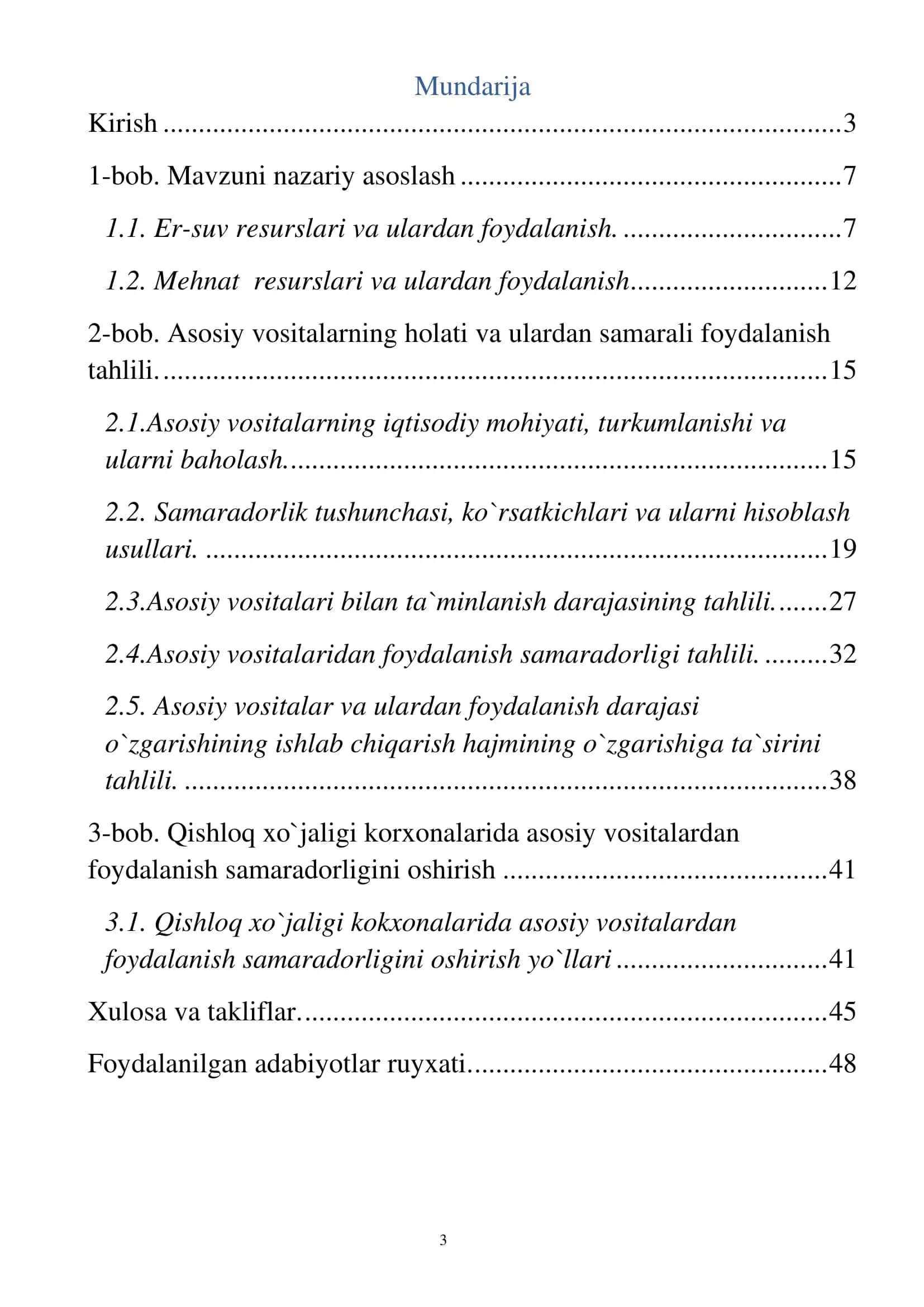 Qishloq xo’jalik korxonalar faoliyatini boshqarish 2
