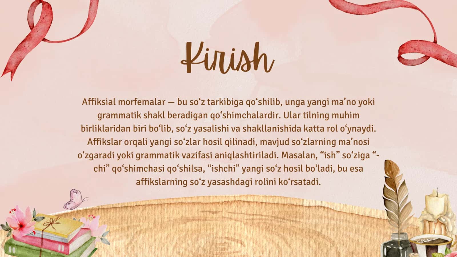 Affiksial morfemalar 2