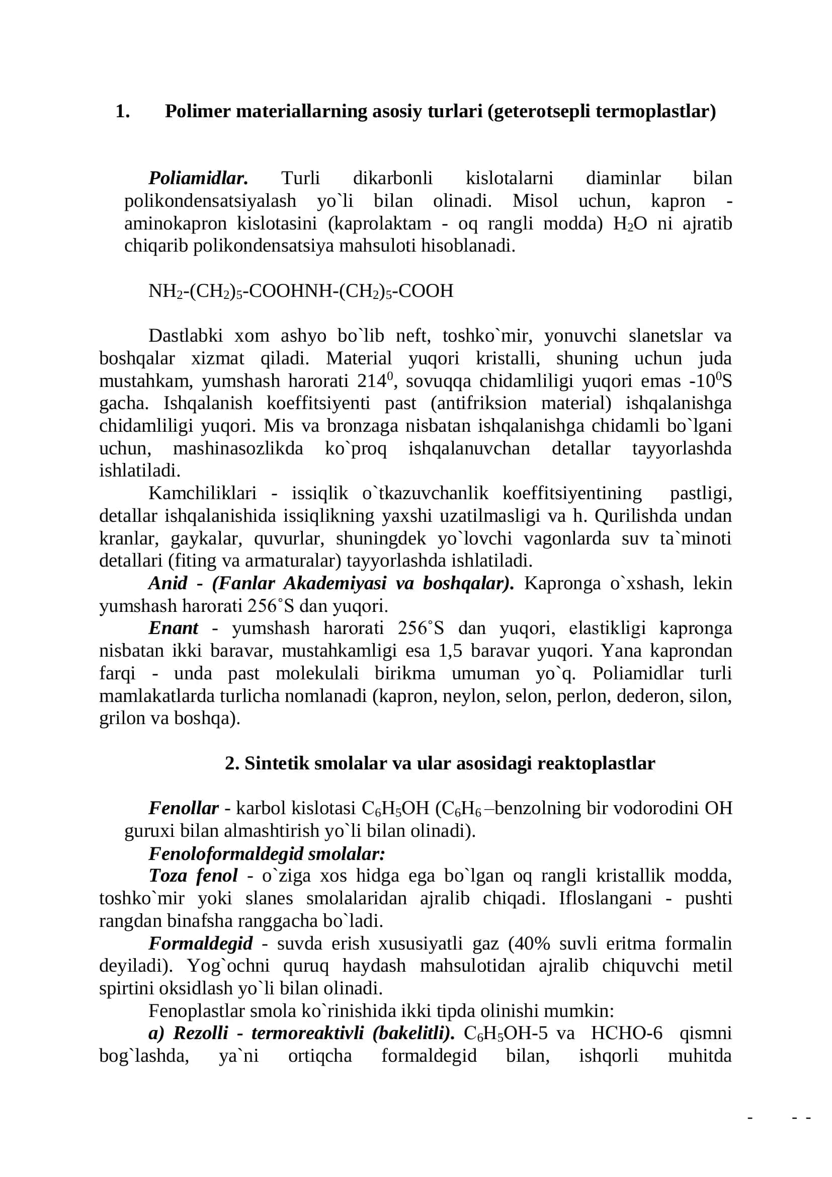 Polimer materiallar 2