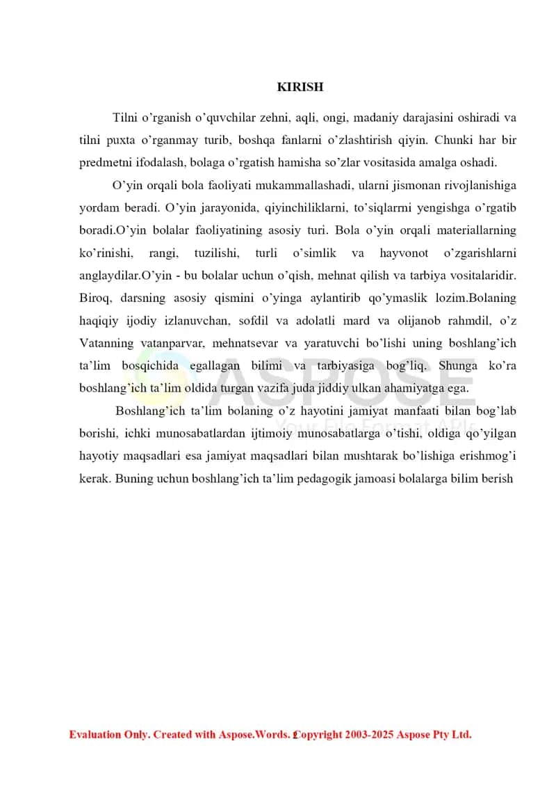 Boshlang’ich sinf o’quvchilarni bayon yozishga o’rgatish metodikasi 2