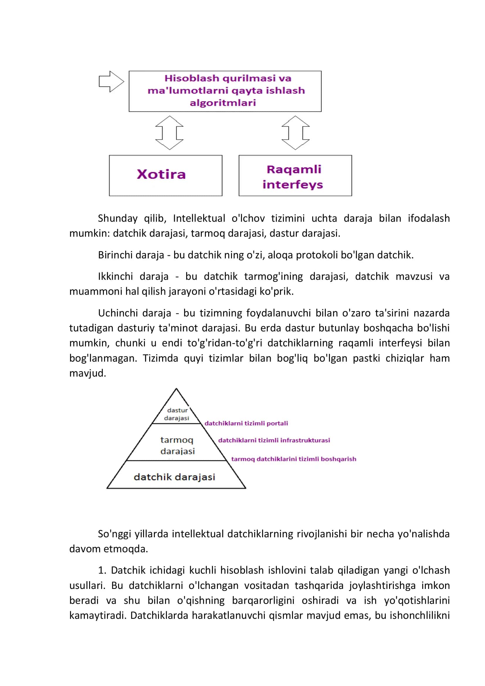 Intellektual datchiklar 2