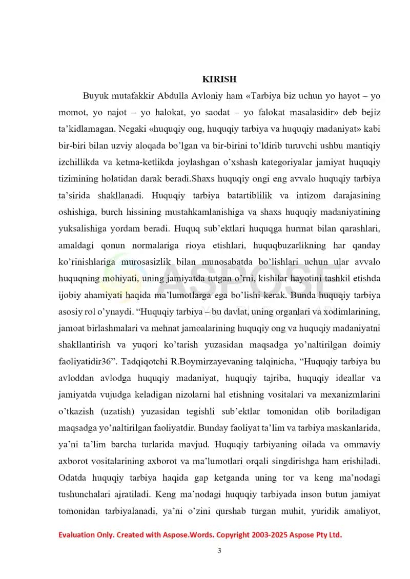 HUQUQIY TARBIYANI OLIB BORISHDA PEDAGOGIK TEXNOLOGIYALARDAN FOYDALANISH 2