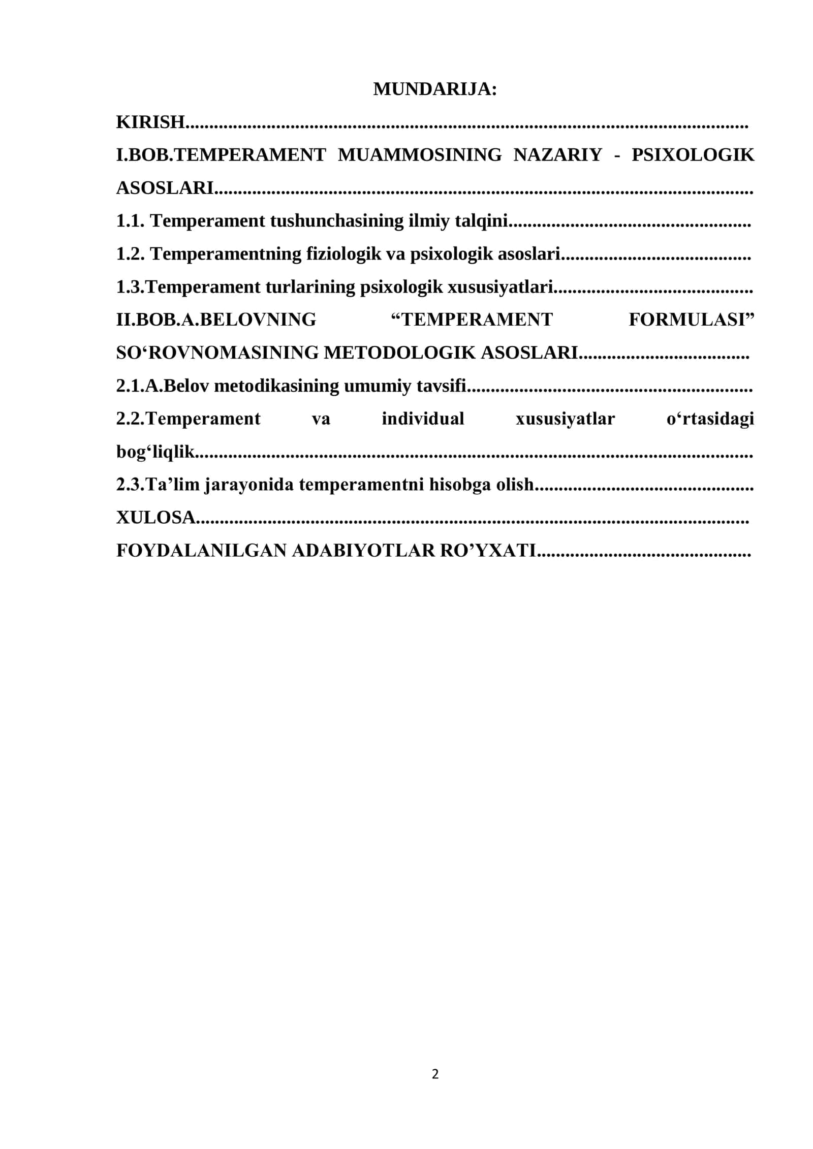EKSPERIMENTAL PSIXOLOGIYA FANIDAN KURS ISHI 2