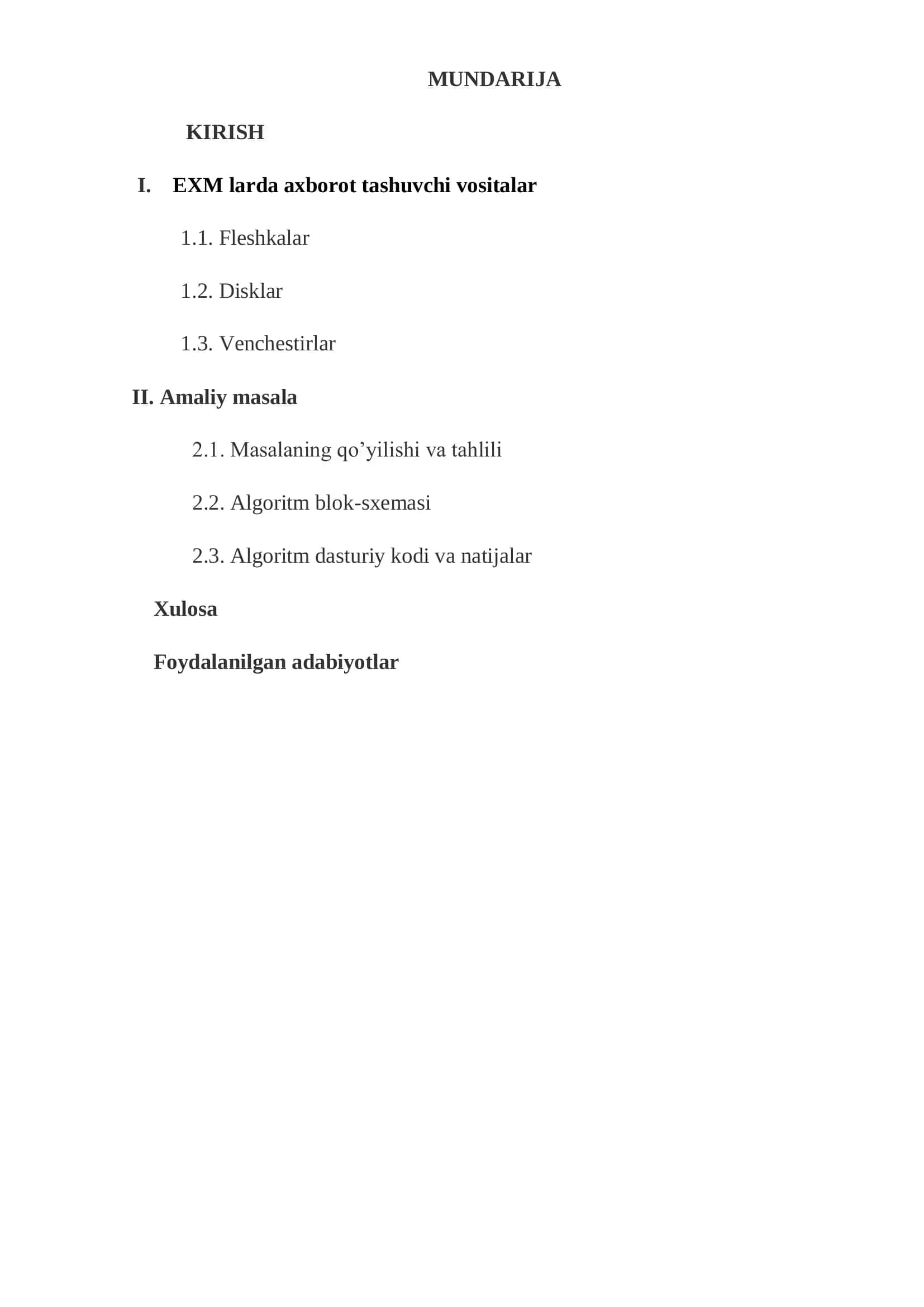 EXMlarda informatsiyani tashuvchi vositalar 2