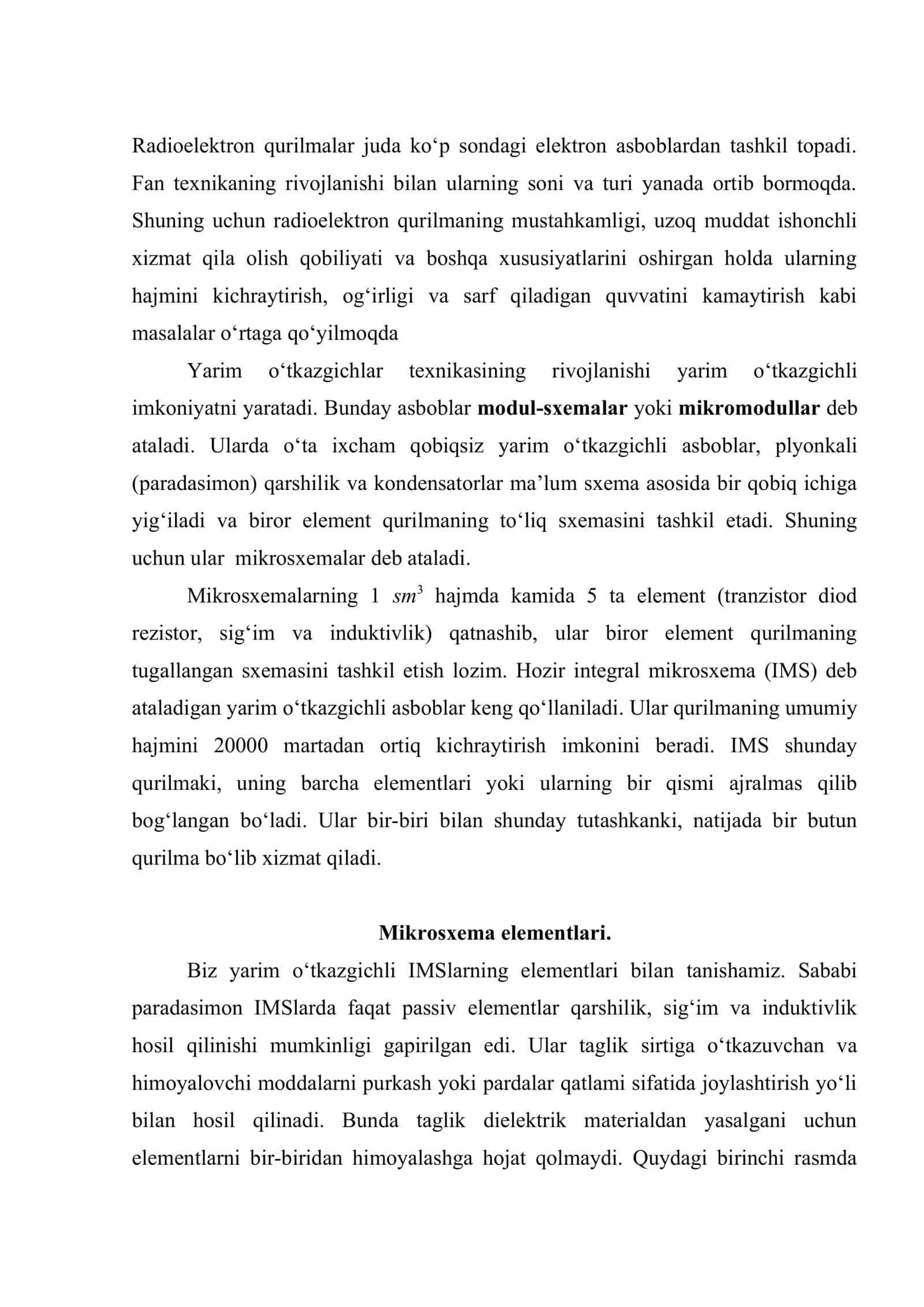 Mikrosxemalar haqida ma‘lumot 2