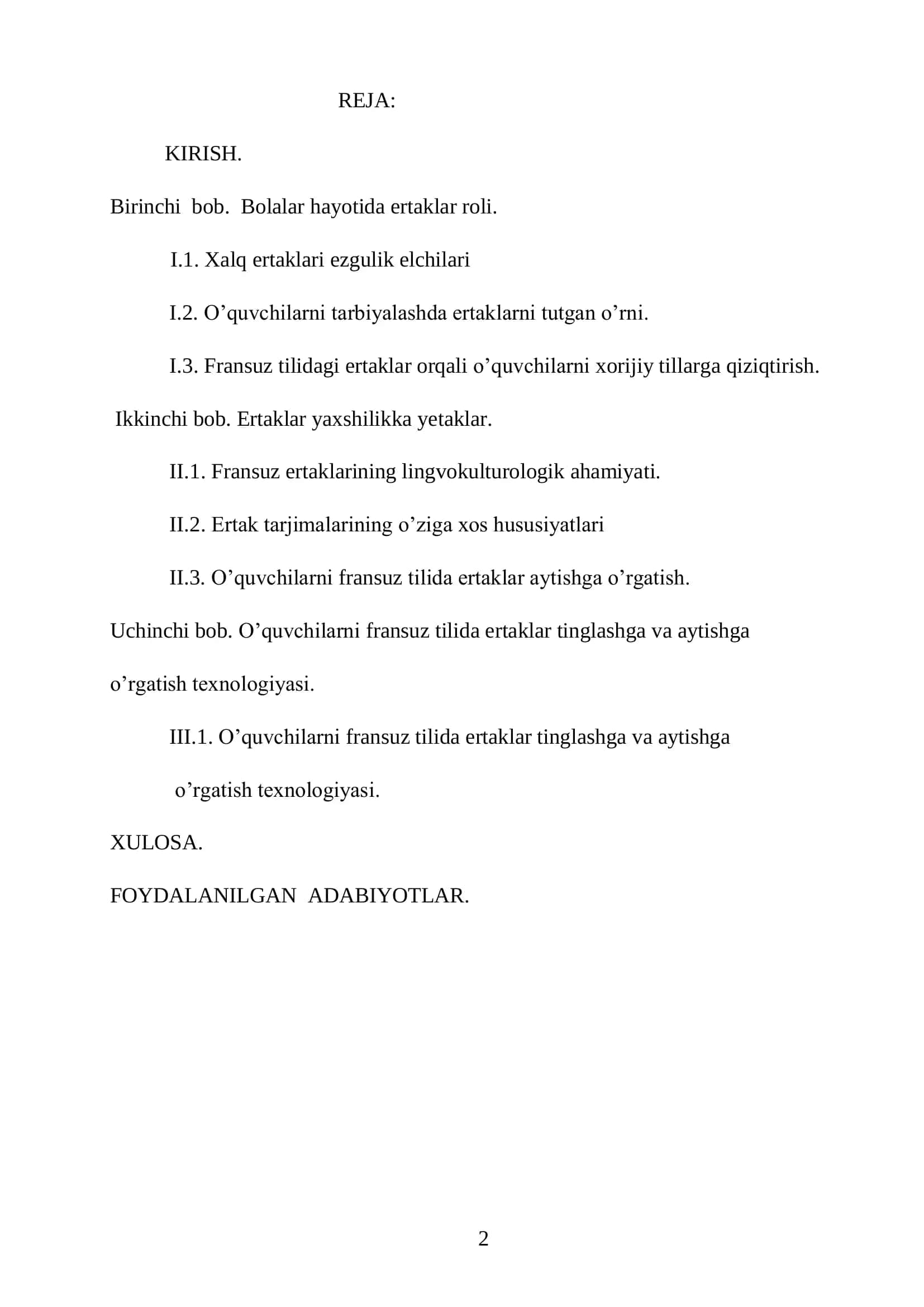 O’quvchilarni fransuz tilida ertaklar tinglash va aytishga o’rgatish texnologiyalari 2