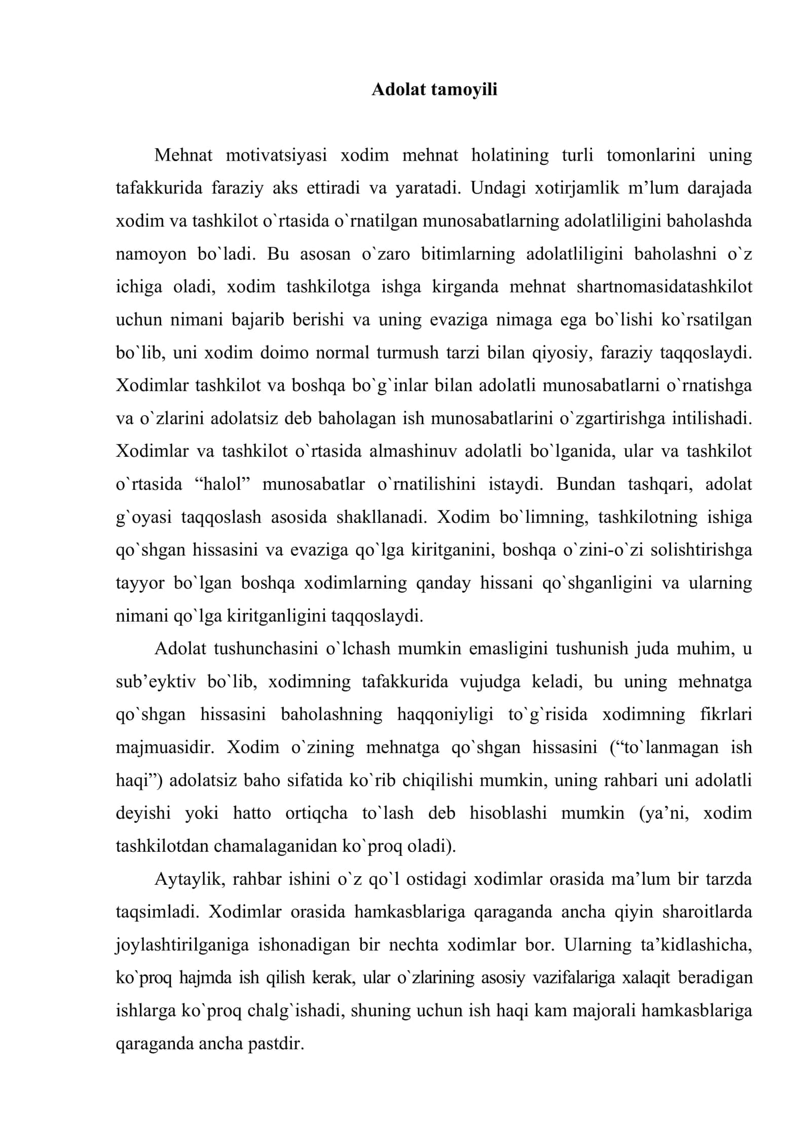 Motivatsiya tamoyillari 2
