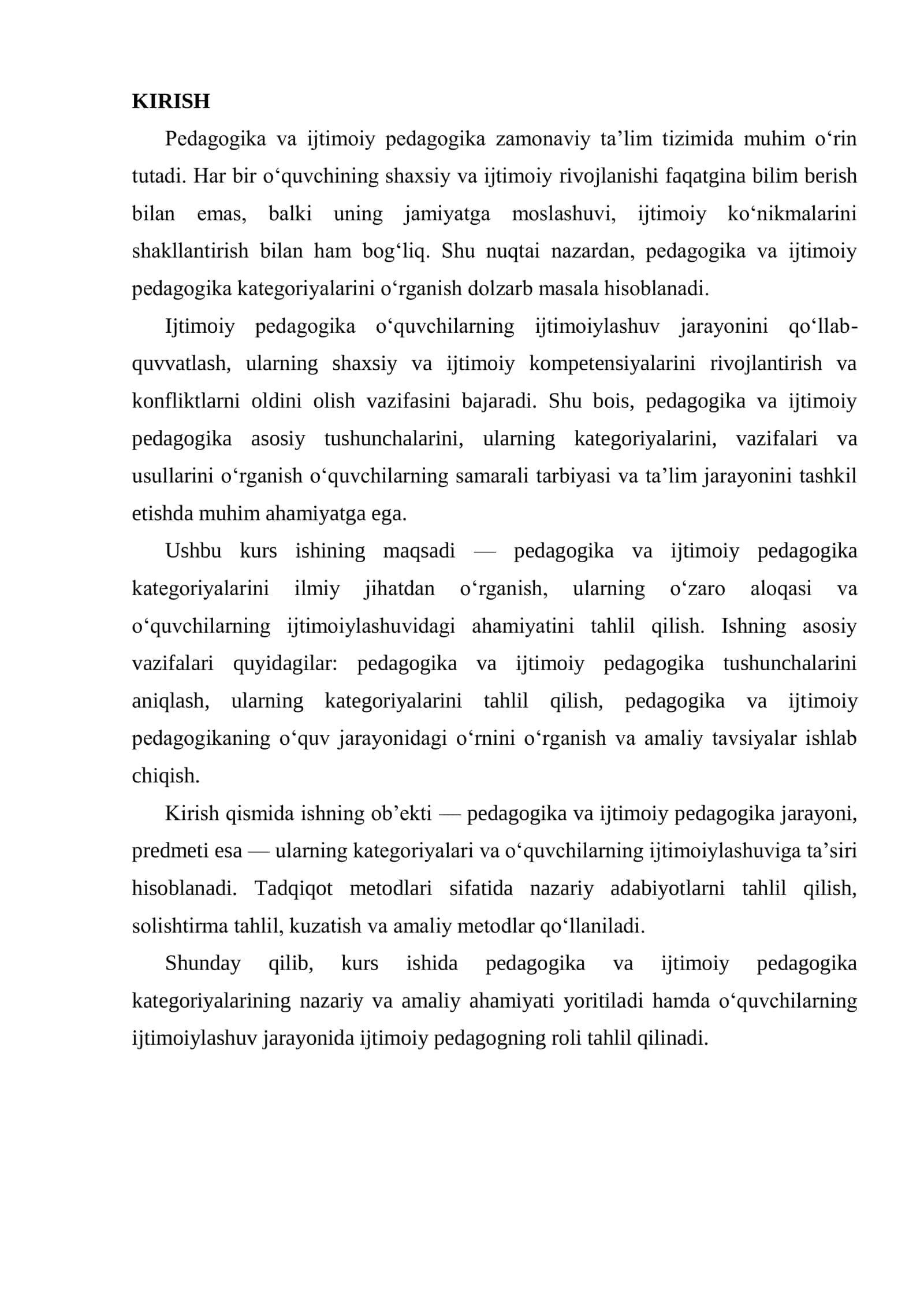 Pedagogika va ijtimoiy pedagogika kategoriyalar 2