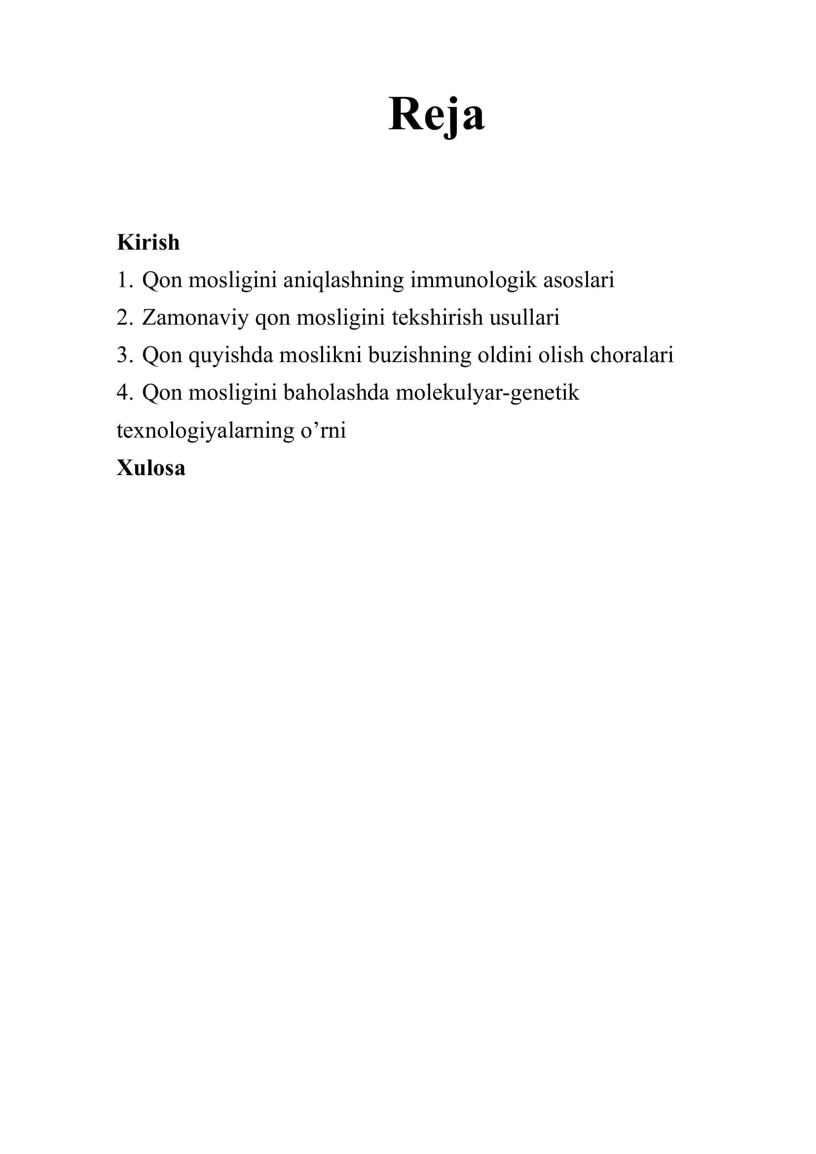 qonning biologik mosligini aniqlash texnikasi 2