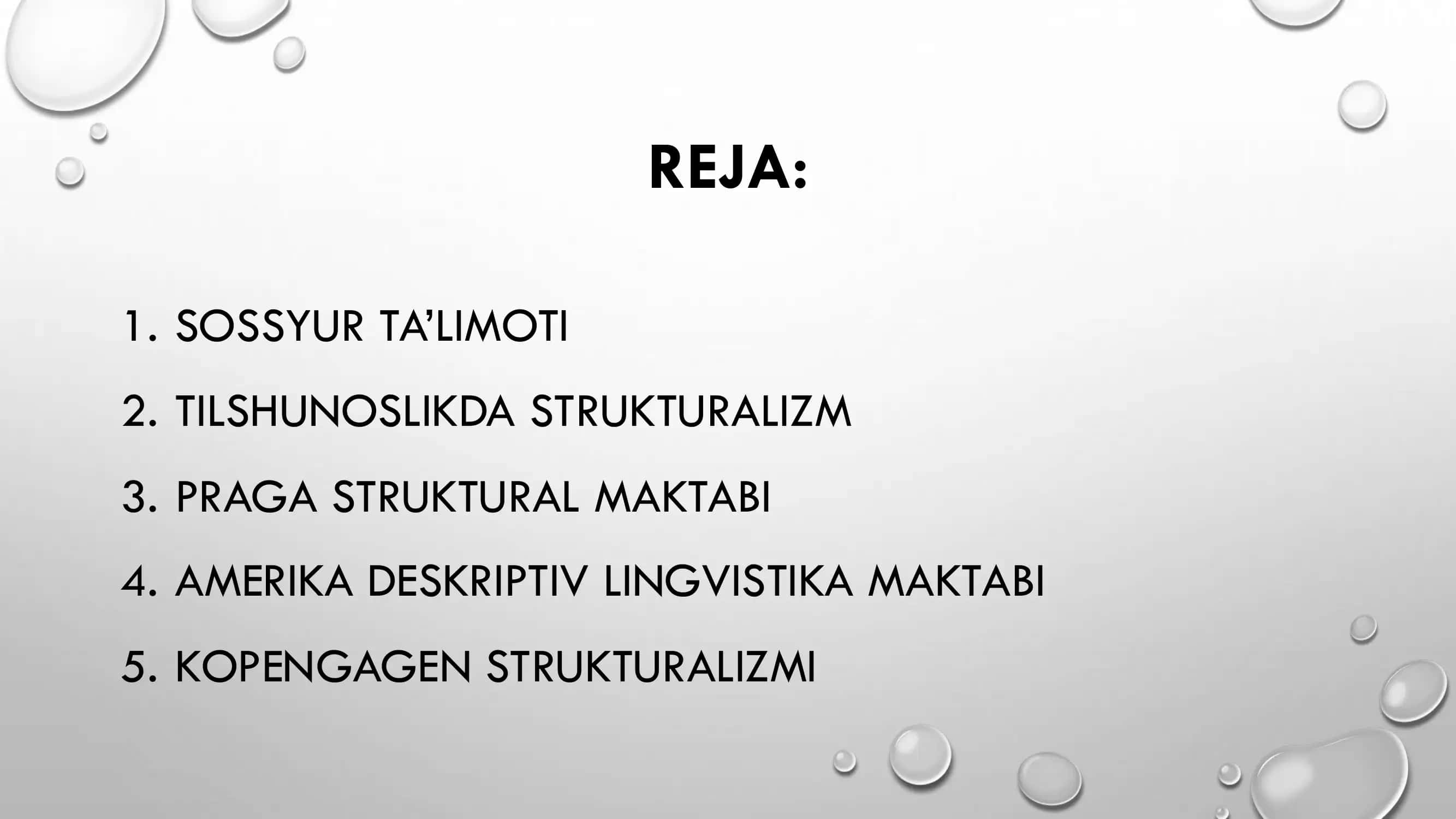 Tilshunoslik maktablari va ularning amaliy asosi 2