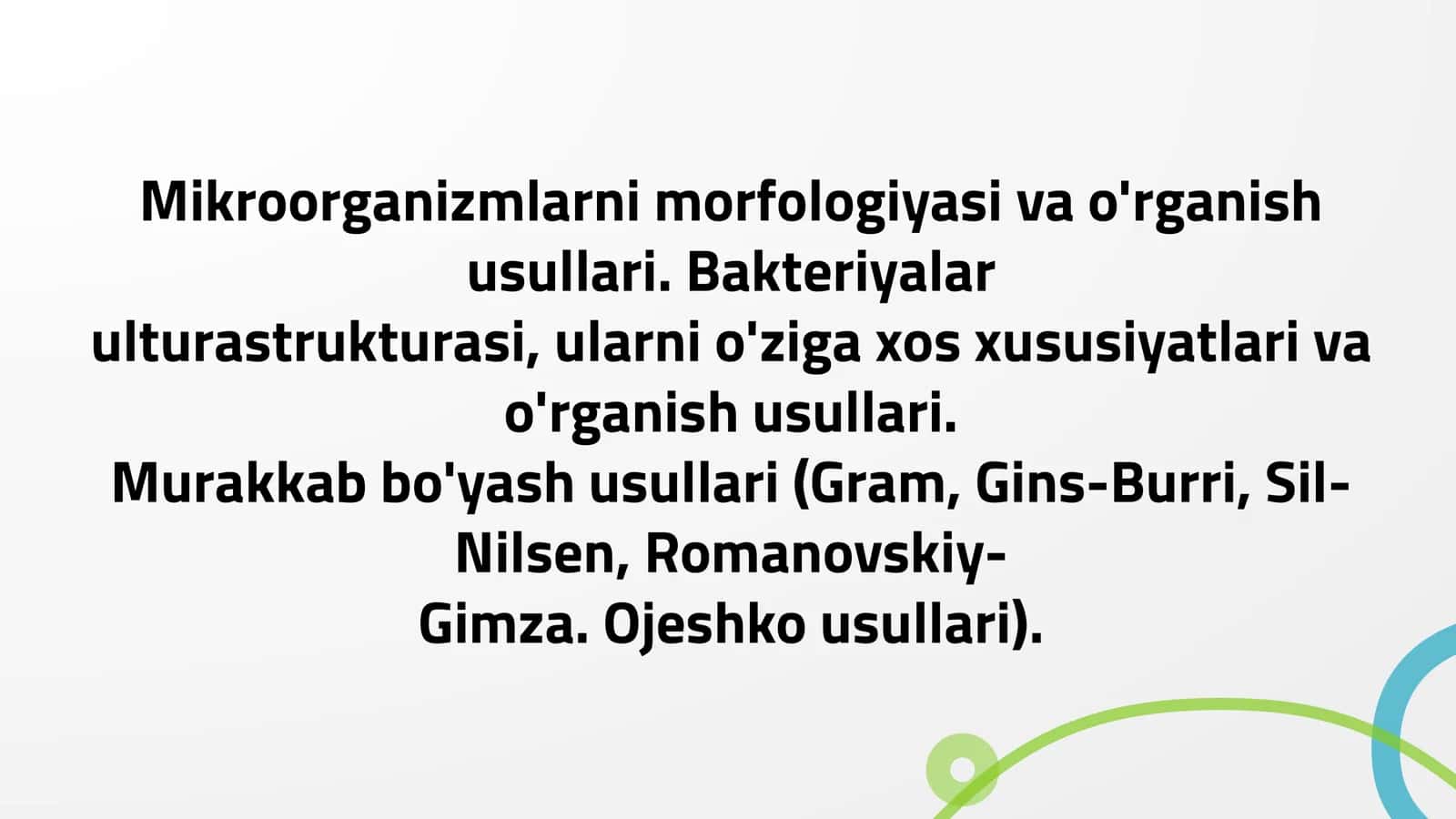 Mikrobiologiya, Virusologiya va Immunologiya taqdimoti 2