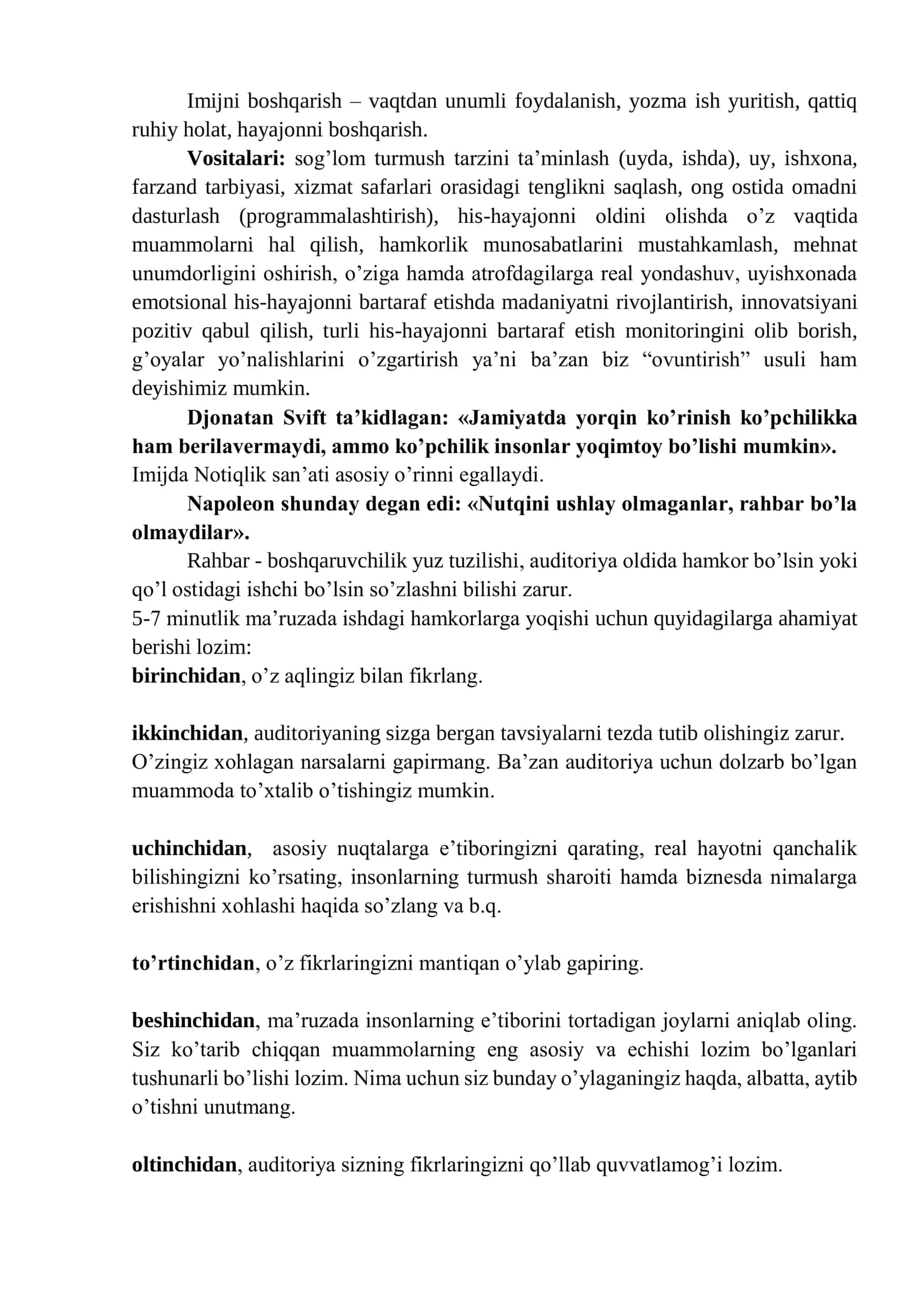 Vizual imidj (tashqi ko'rinish)ga qo'yiladigan zamonaviy talablar 2