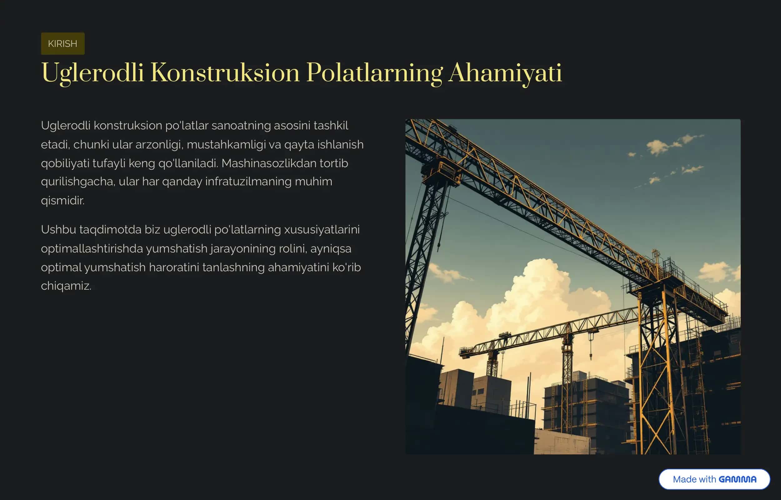 Uglerodli konstruksion polatlarni yumshatisj temperaturasini tanlash 2