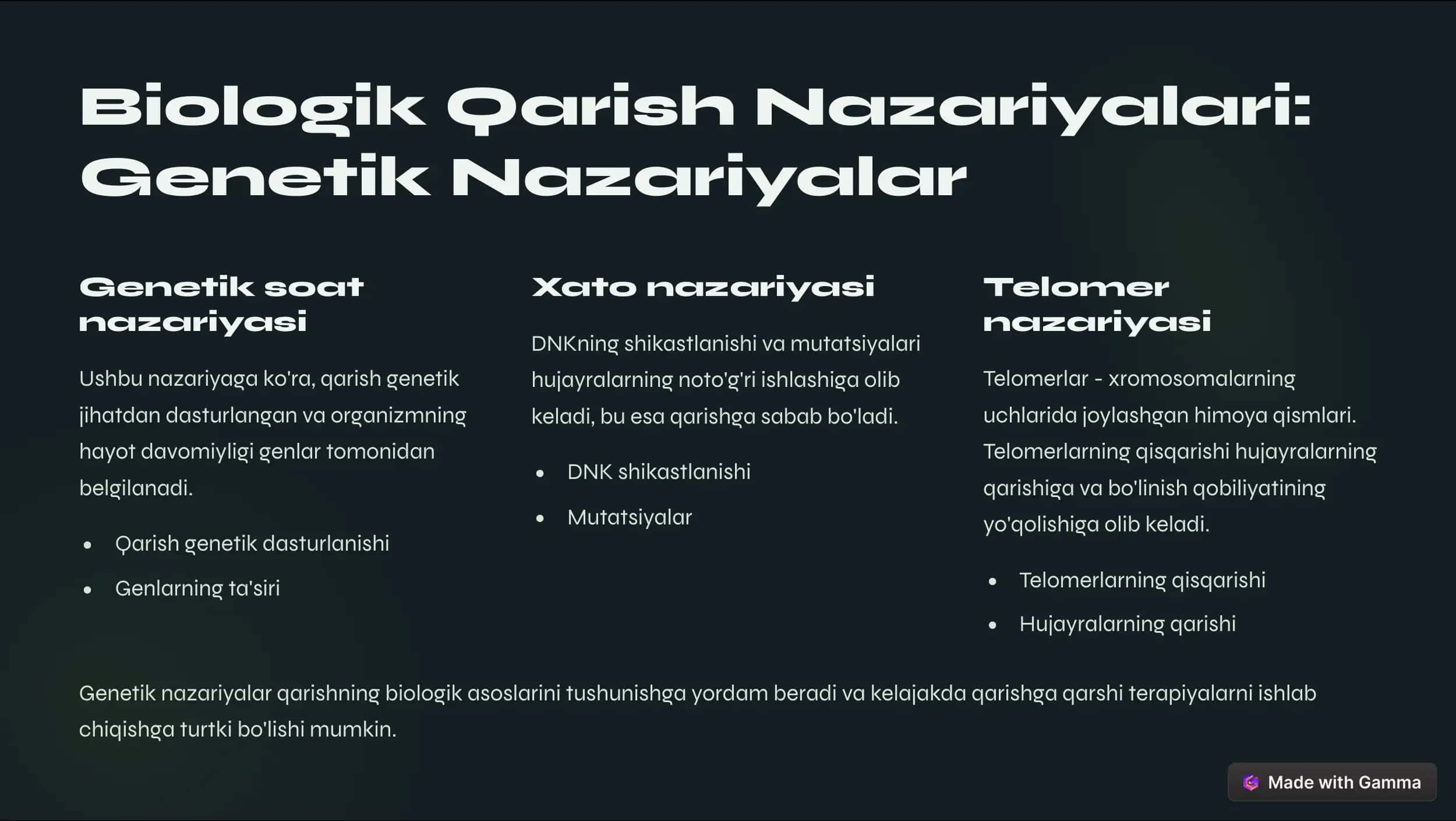Rivojlanish Psixologiyasida Qarish Nazariyalari 2