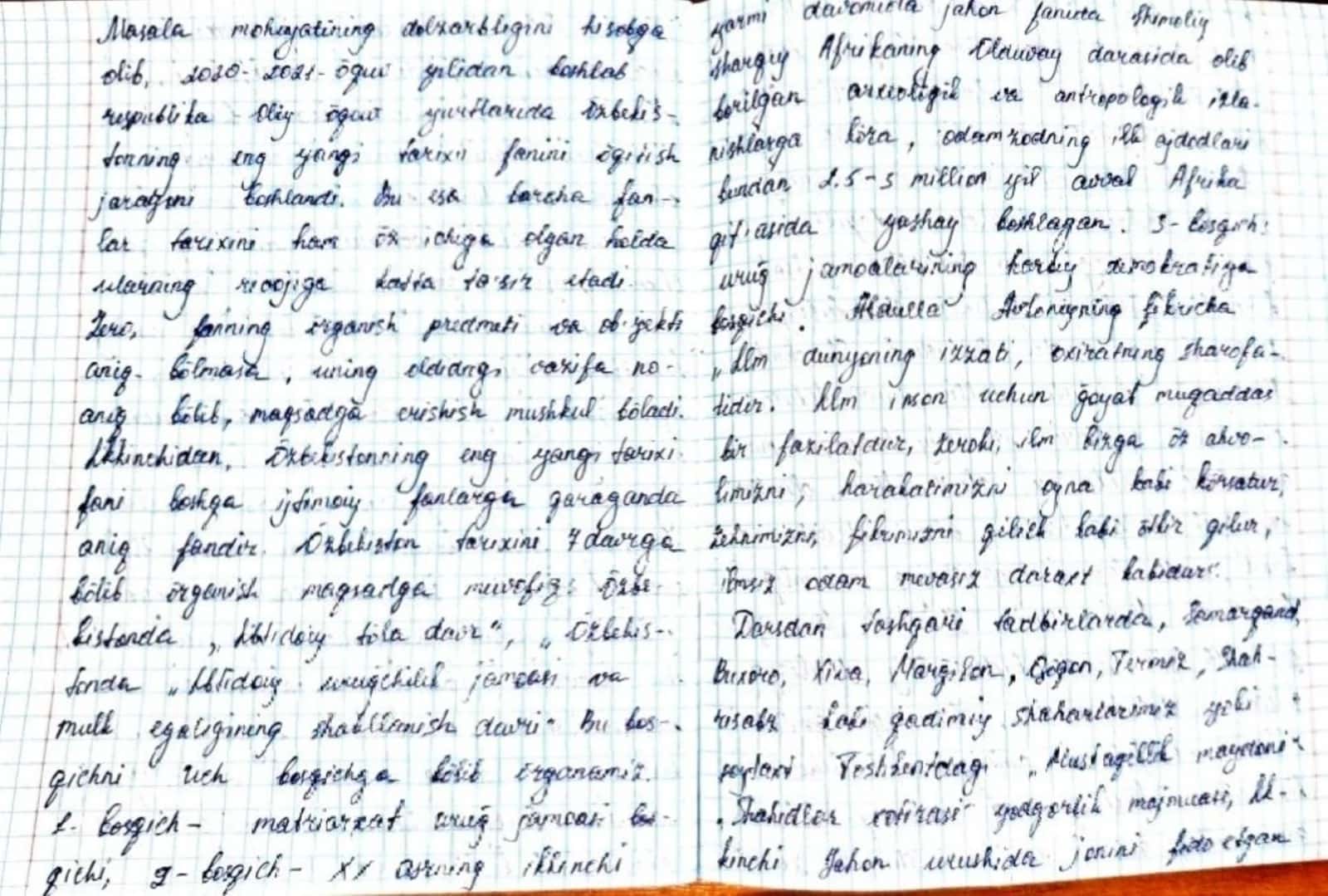 O'zbekistonning eng yangi tarix fanining predmeti, maqsadi va vazifalari 2