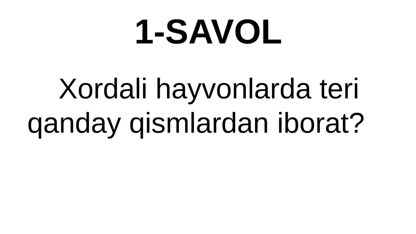 11-Sinf Biologiya: “Hayvonlarning Nafas Olish Organlari Evolyutsiyasi” Taqdimot 2