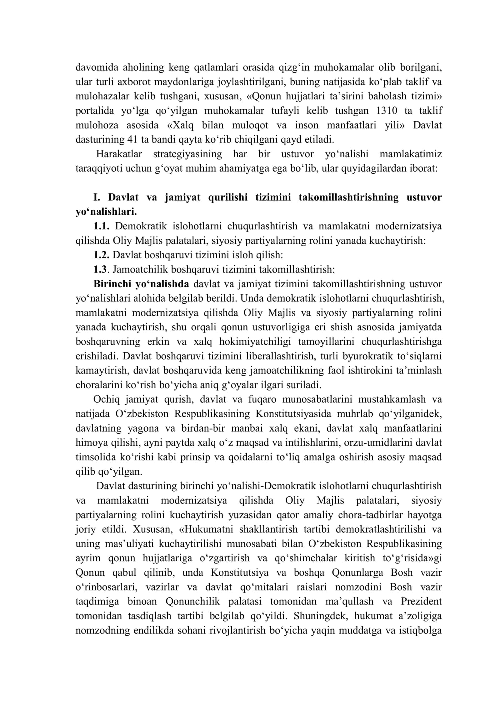 14-15 mavzu. Yangi O’zbekistonda amalga oshirilayotgan islohotlar 2