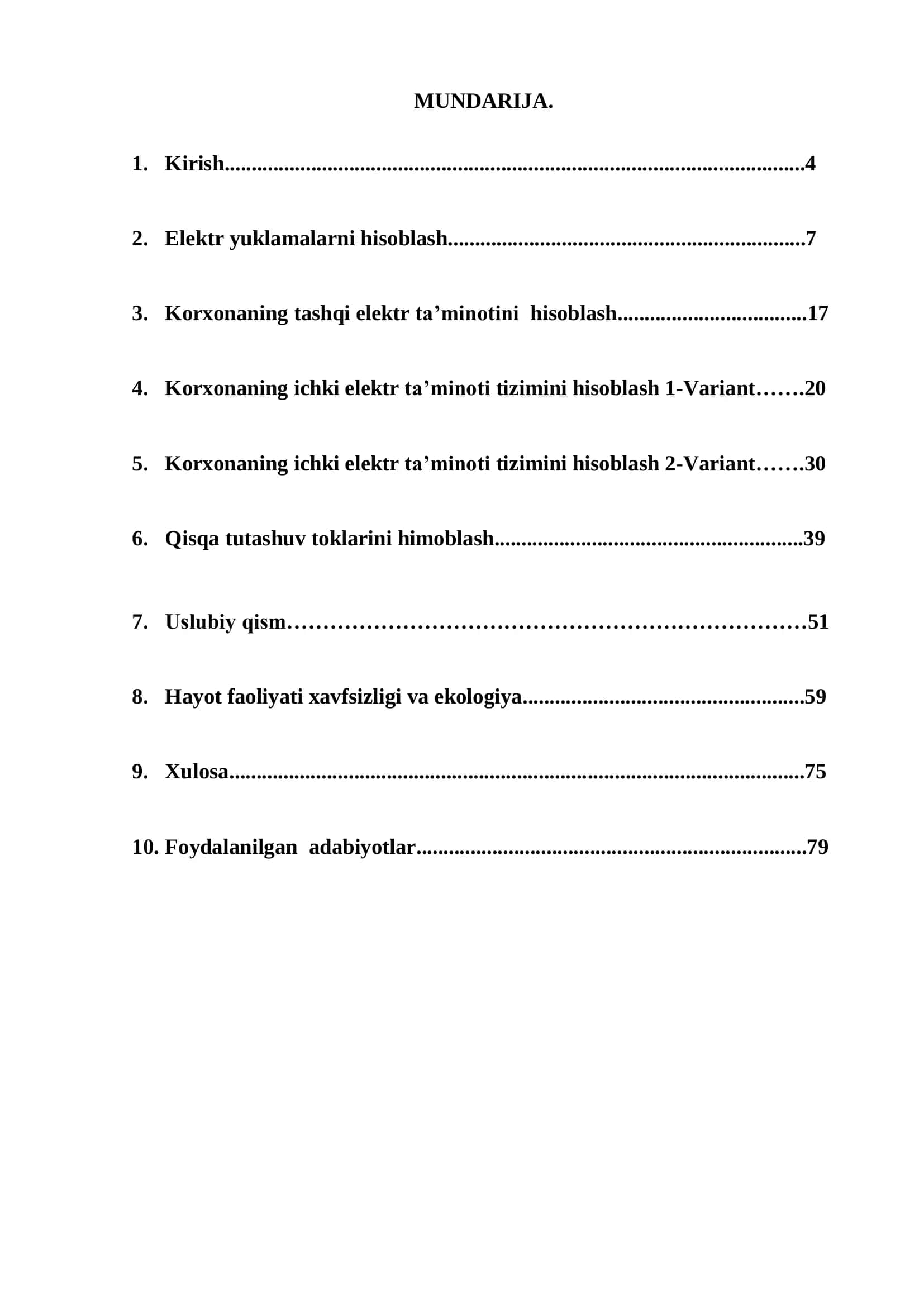 Modernizatsiyalash mavzusida BITIRUV MALAKAVIY IShI 2