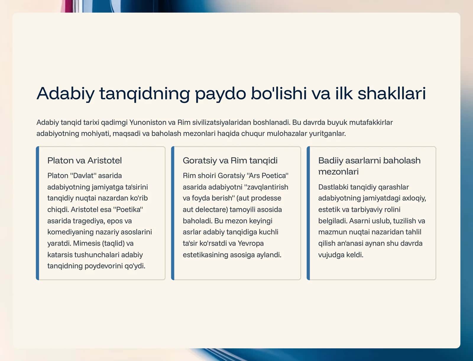 Adabiyotshunoslik TANQIDIY TAFAKKUR 2