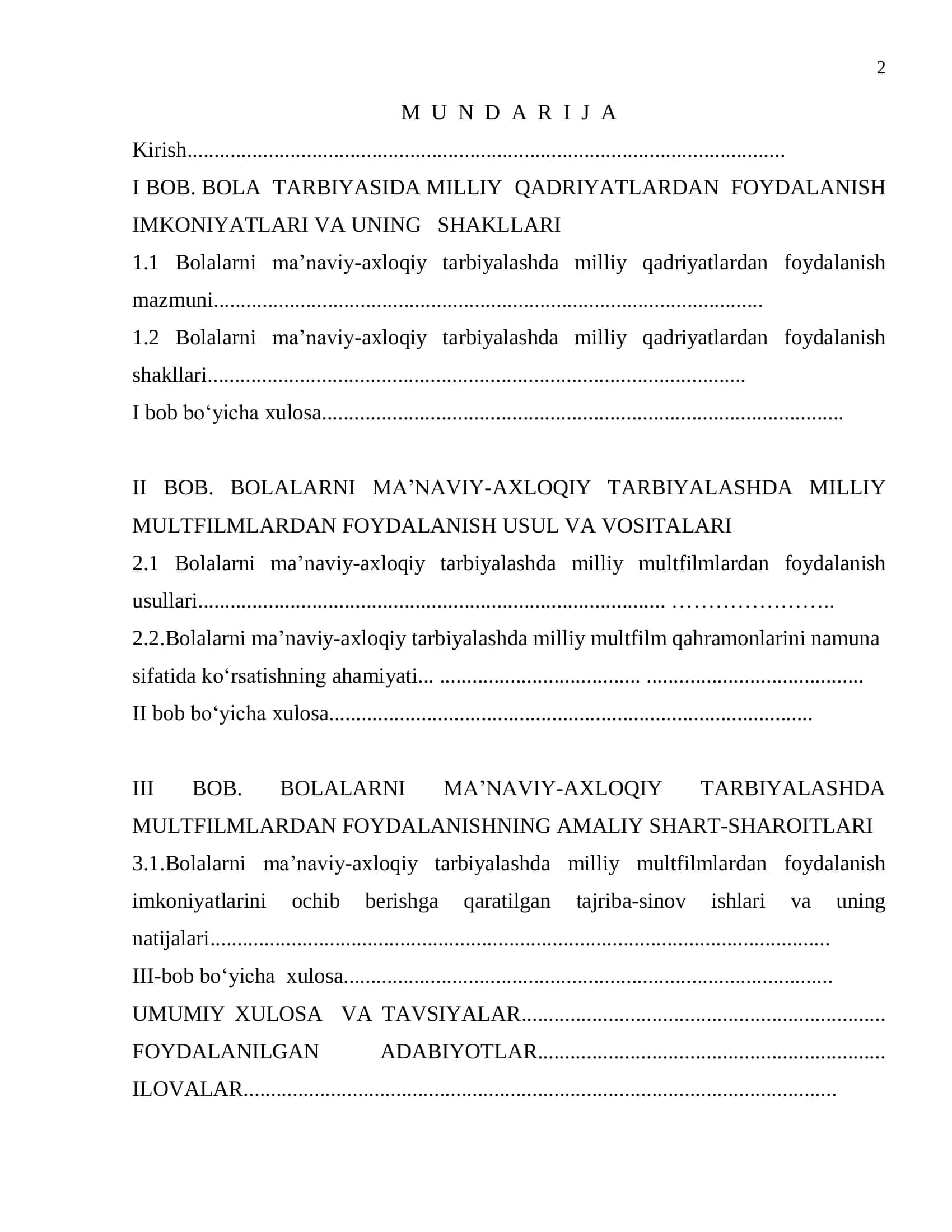 BOLALARNI MA’NAVIY-AHLOQIY TARBIYALASHDA MILLIY MULTFILMLARDAN FOYDALANISHNING AHAMIYATI 2