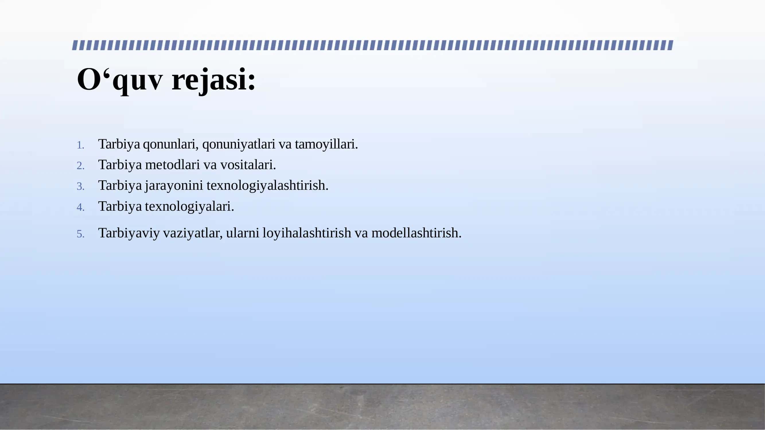 O‘QITUVCHINING TARBIYA TEXNOLOGIYALARI ASOSIDA FAOLIYAT OLIB BORISHI 2